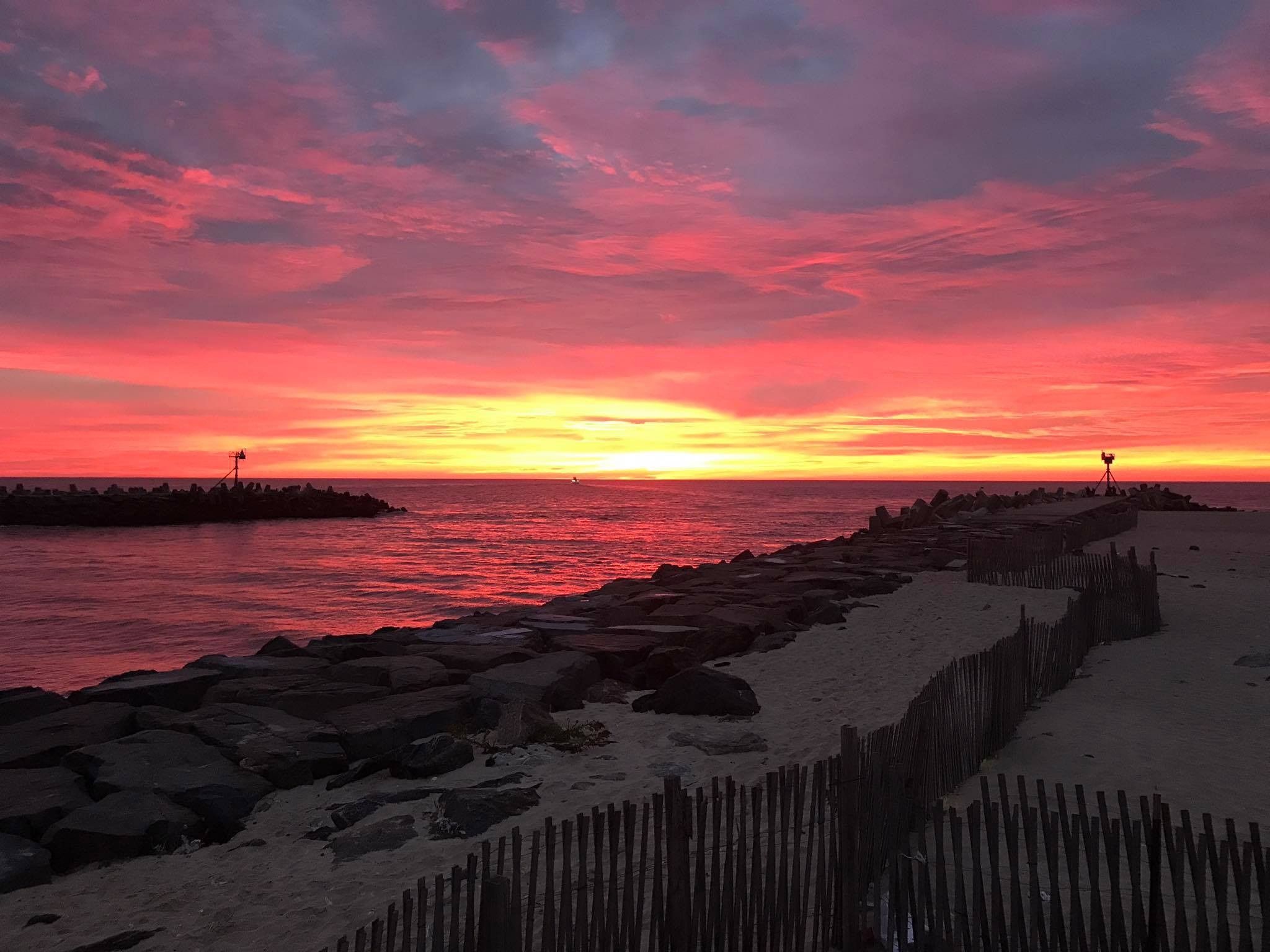 New Jersey Beach Sunrise Wallpapers - 4k, HD New Jersey Beach Sunrise ...