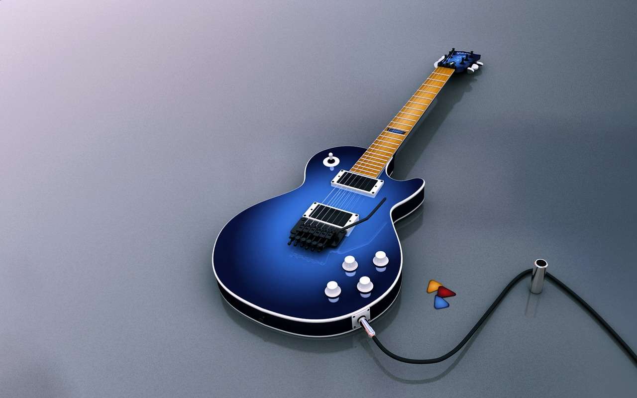 Blue guitar