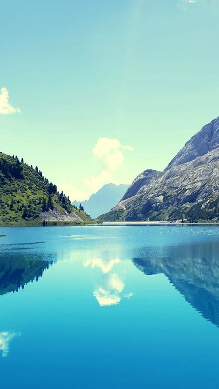 720x1280 Nature Mountain and lake landscape. 15+ Beautiful Scenery ... Wallpaper