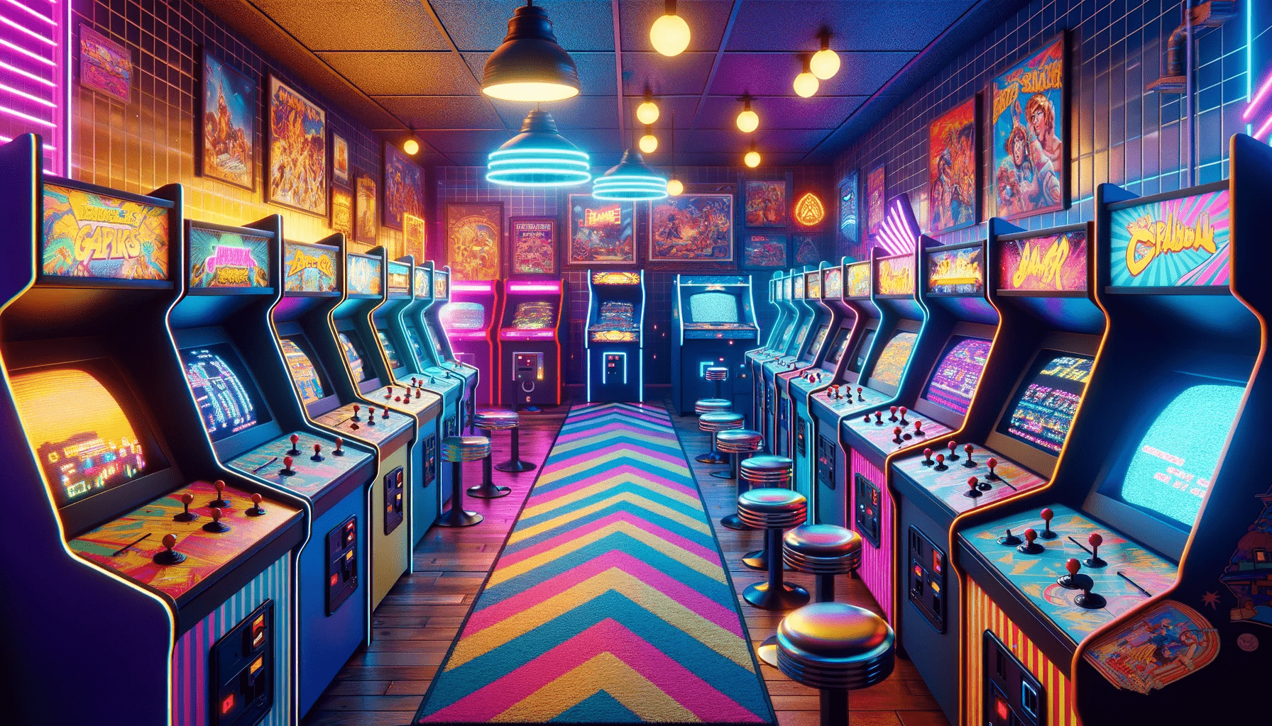 80s Arcade Wallpapers - 4k, HD 80s Arcade Backgrounds on WallpaperBat