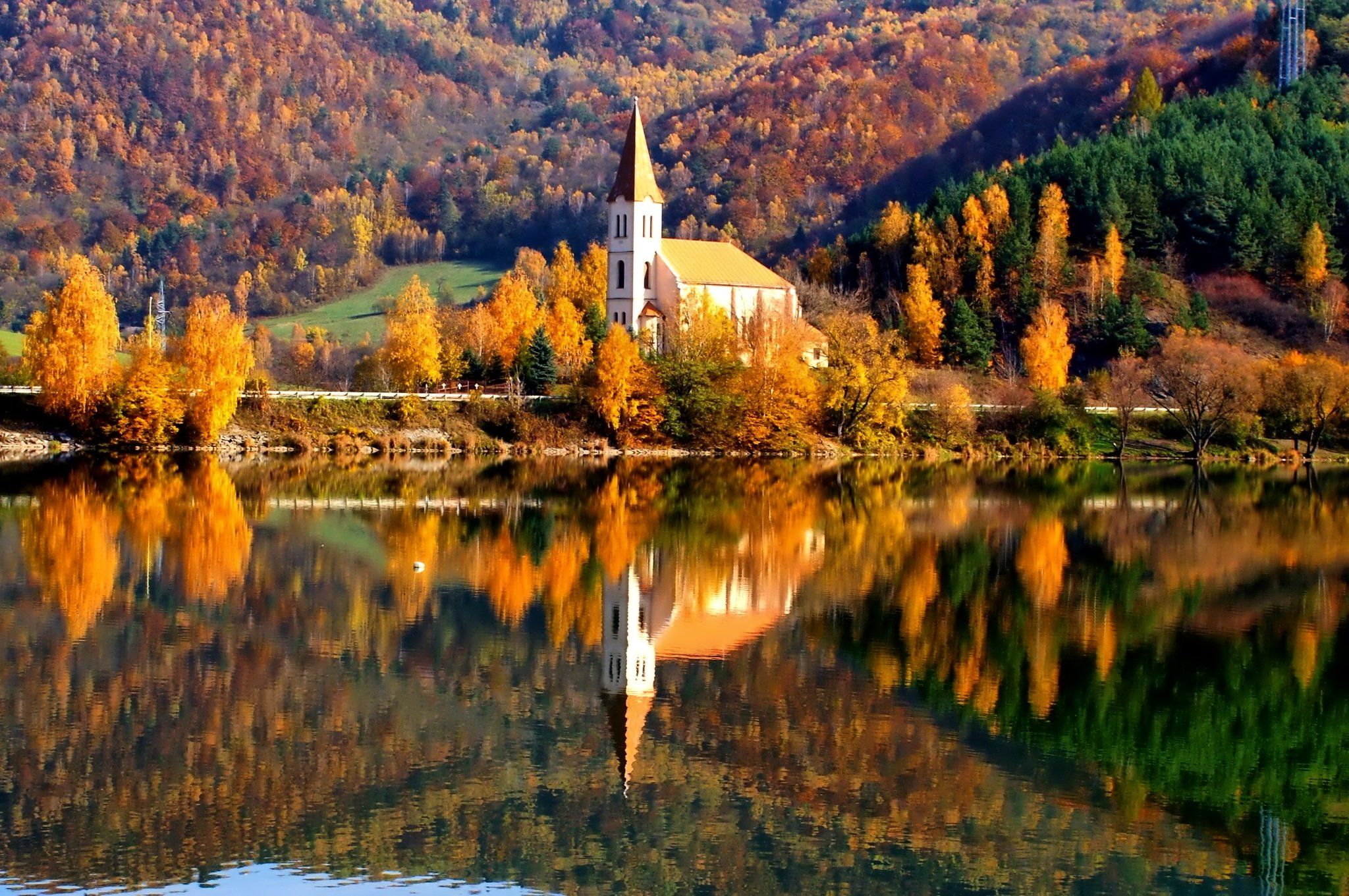 Autumn Church Wallpapers - 4k, HD Autumn Church Backgrounds on WallpaperBat