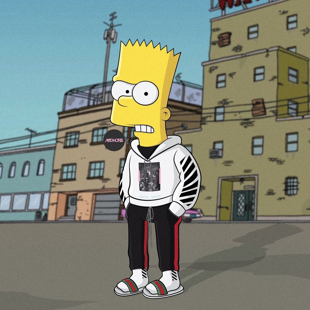 Gucci Bart Simpson Wallpapers.