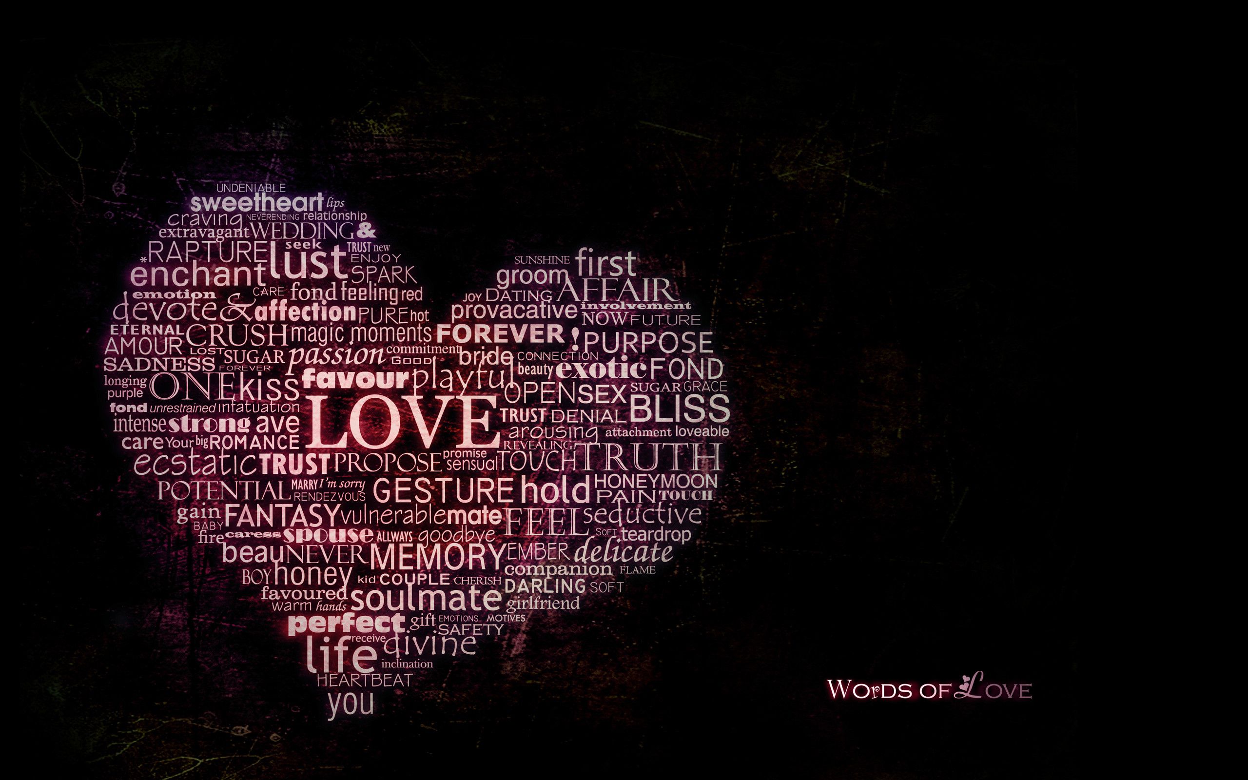 2560x1600 Love Word Wallpaper on WallpaperBat