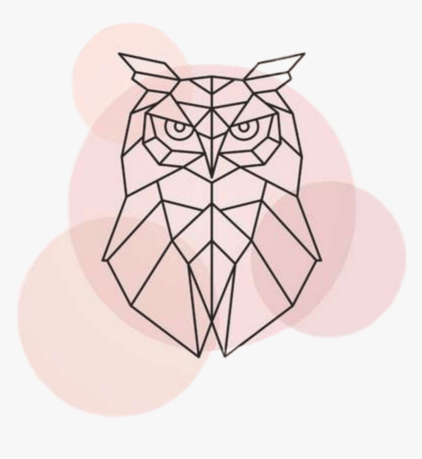 860x935 pink #owl - Geometric Owl Face, HD Png Download , Transparent Png ... Wallpaper