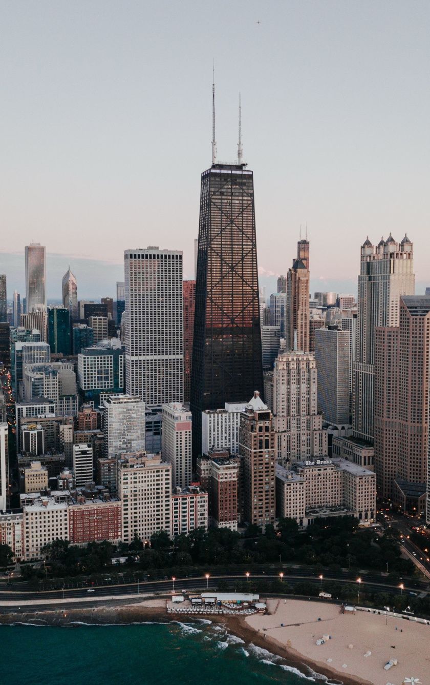 840x1336 Download 840x1336 wallpaper chicago, city, skyscrapers, buildings on WallpaperBat