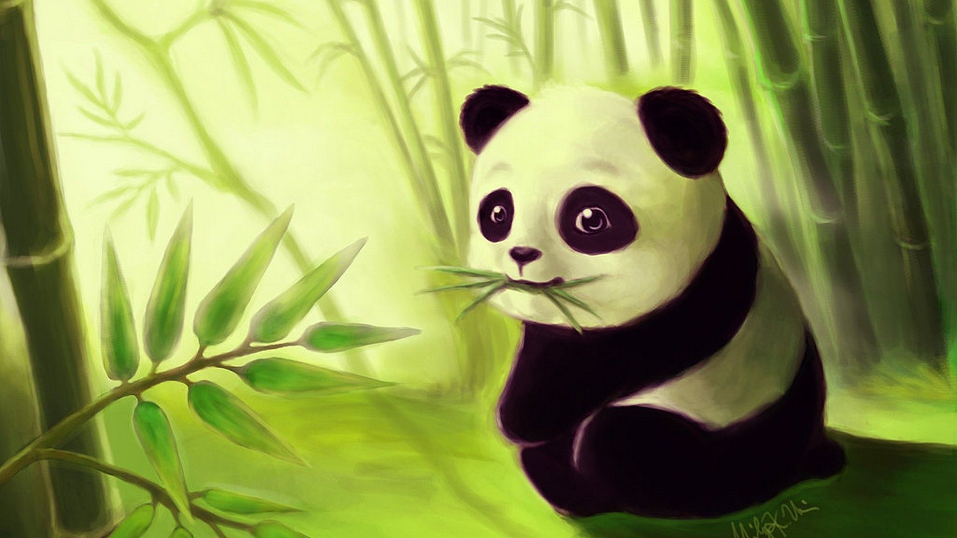 Cute Panda Desktop Wallpapers - 4K, Hd Cute Panda Desktop Backgrounds
