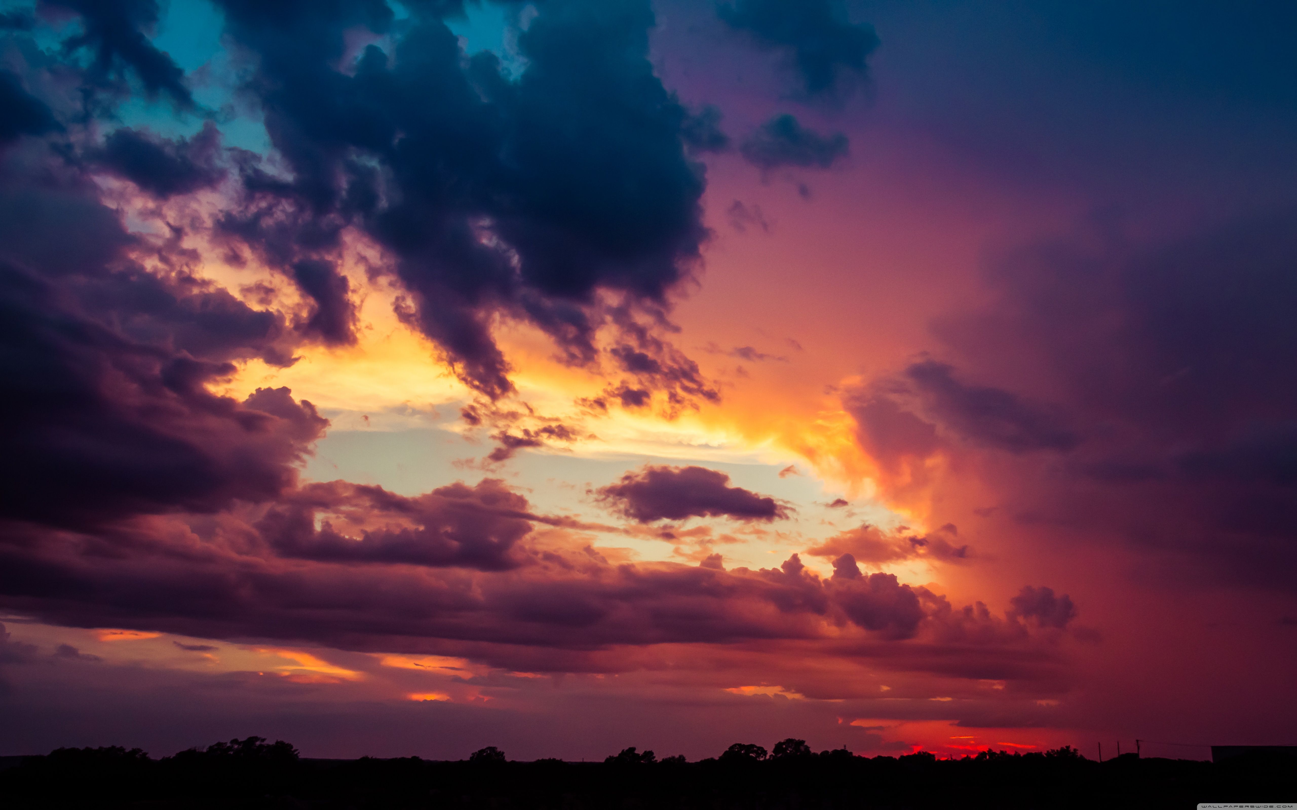 5120x3200 Colorful Clouds Wallpaper on WallpaperBat