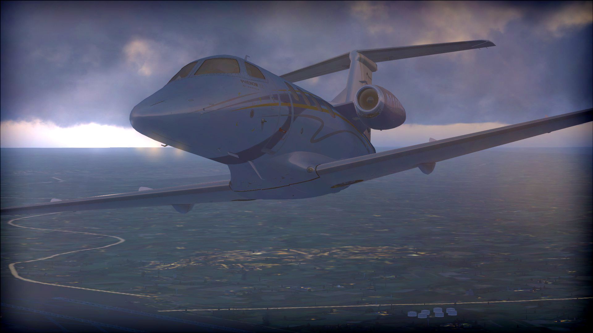 1920x1080 Microsoft Flight Simulator X: Steam Edition - Embraer Phenom 100 ... Wallpaper