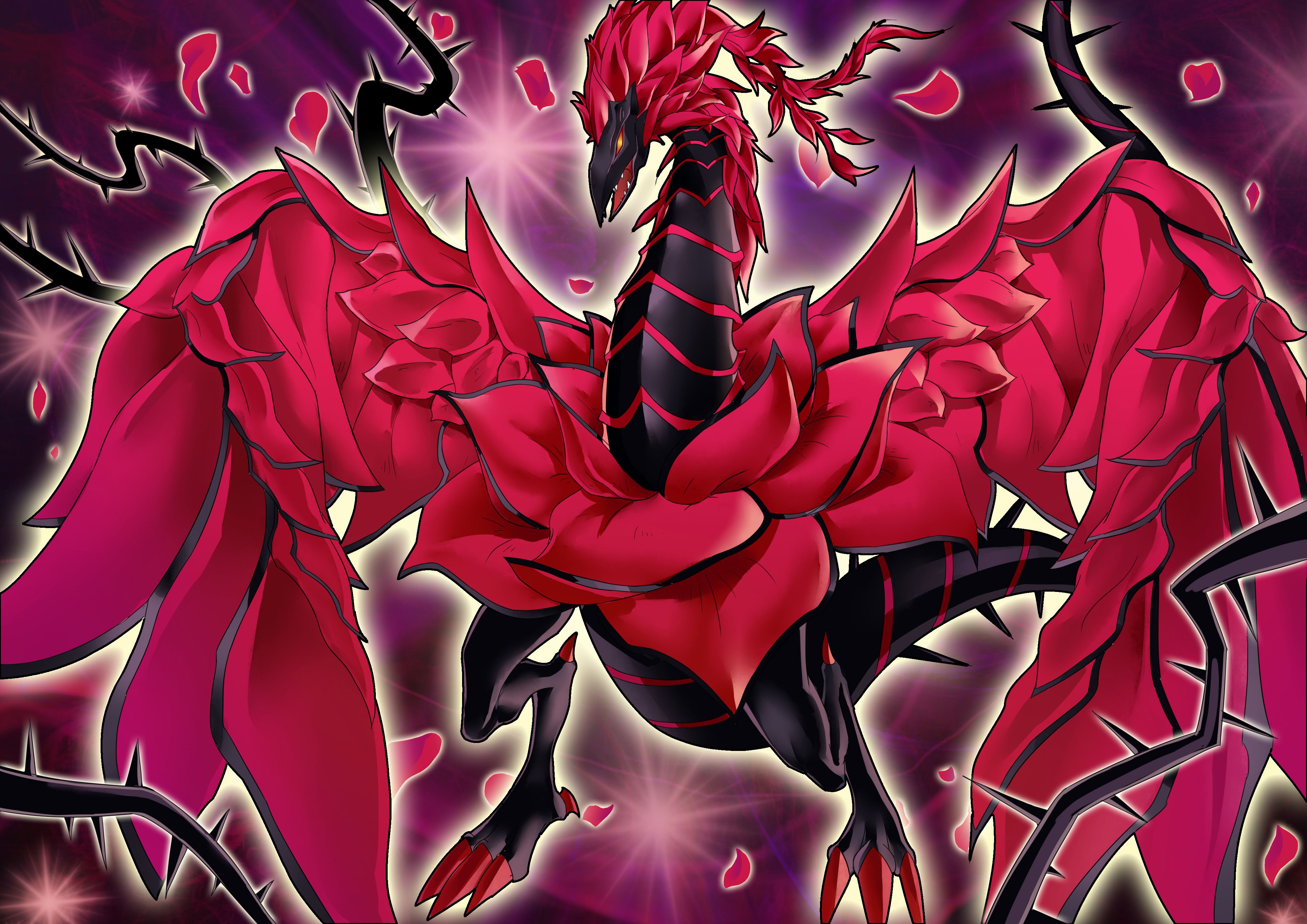 Black Rose Dragon Wallpapers - 4k, HD Black Rose Dragon Backgrounds on ...