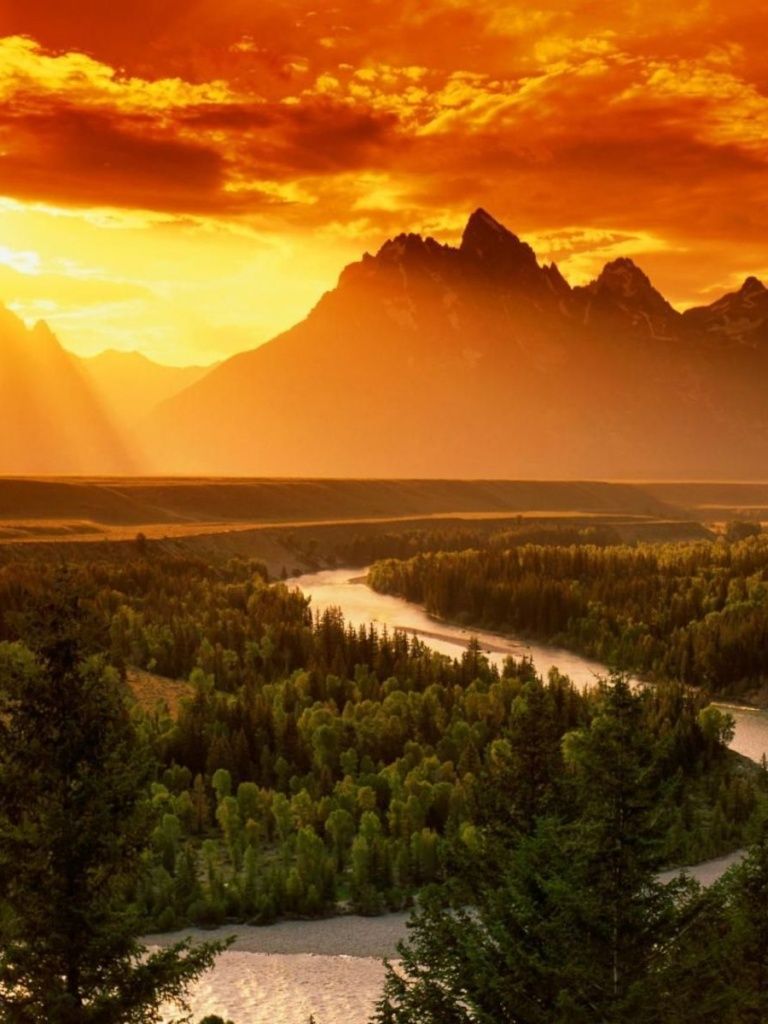 Sunset Grand Tetons Wallpapers - 4k, HD Sunset Grand Tetons Backgrounds ...