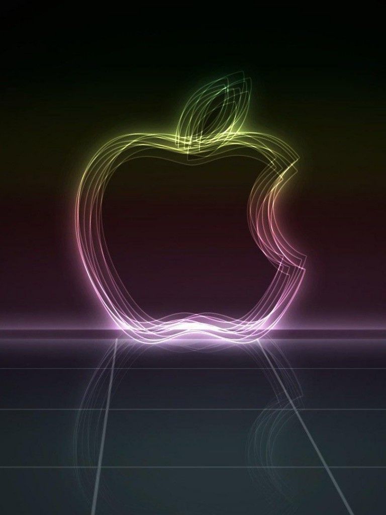 Neon Apple Logo Wallpapers - 4k, HD Neon Apple Logo Backgrounds on ...