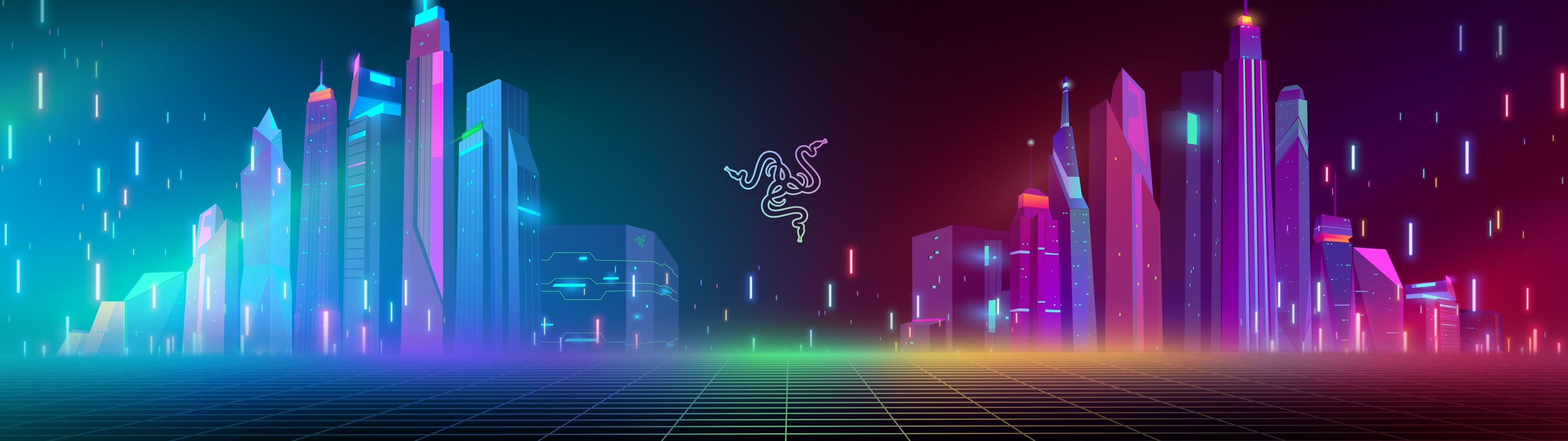 Neon Dual Monitor Wallpapers - 4k, HD Neon Dual Monitor Backgrounds on