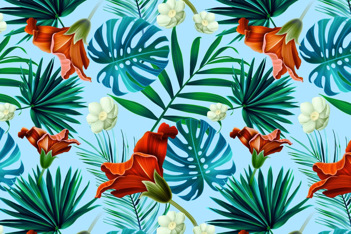 Tropical Pattern Wallpapers.