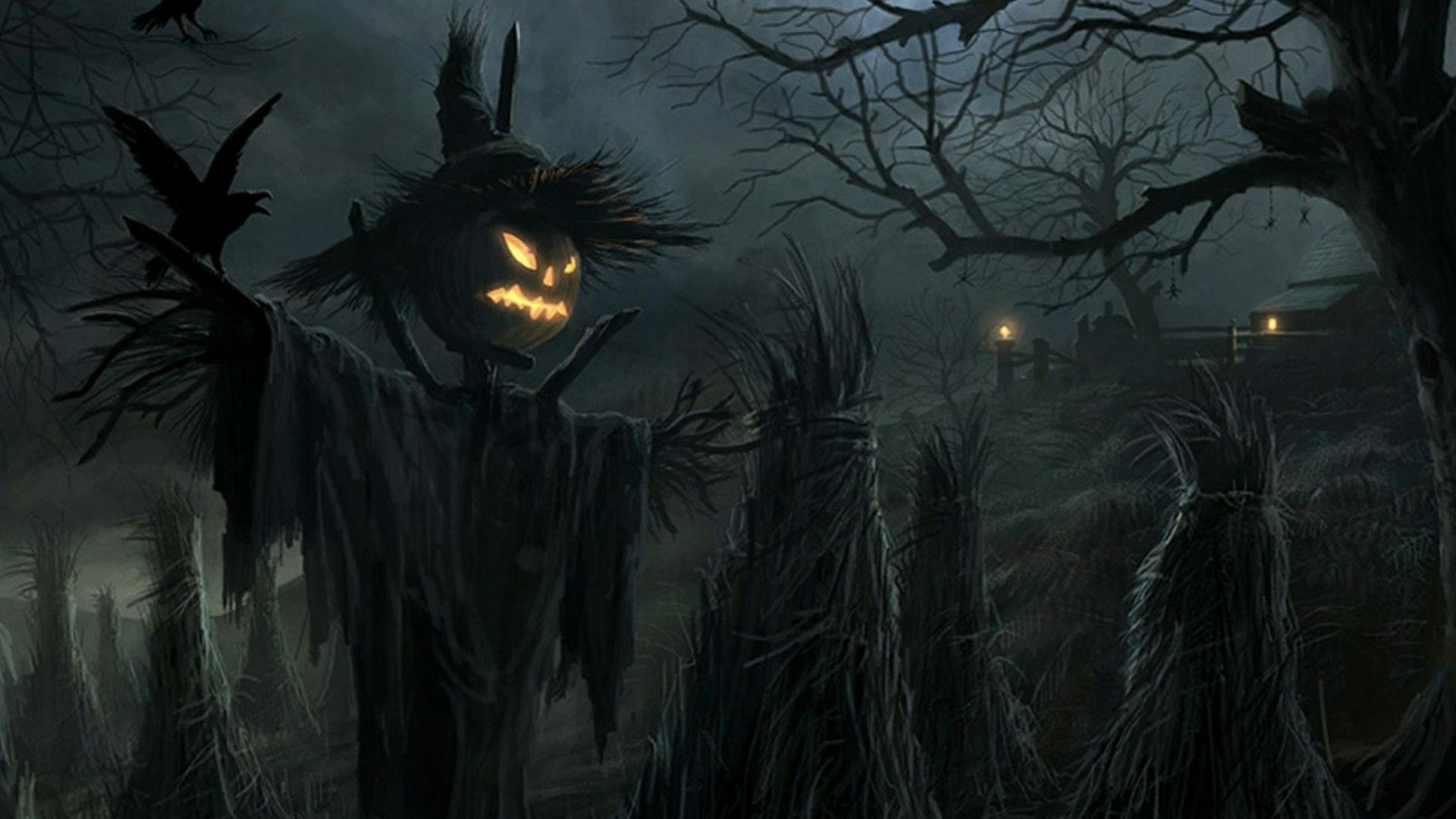 Halloween Scarecrow Desktop Wallpapers.