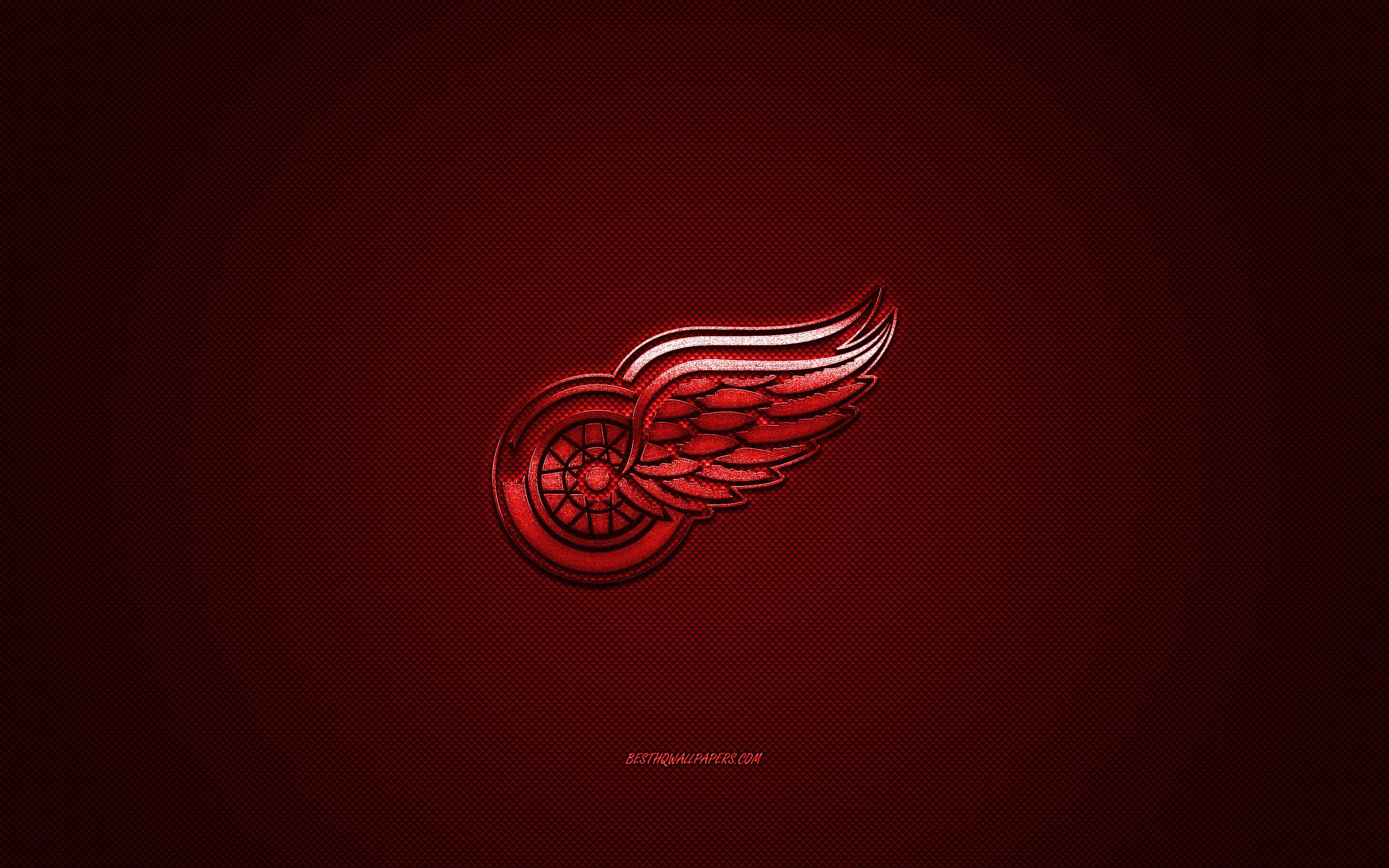 2560x1600 Download wallpaper Detroit Red Wings, American hockey club, NHL on WallpaperBat