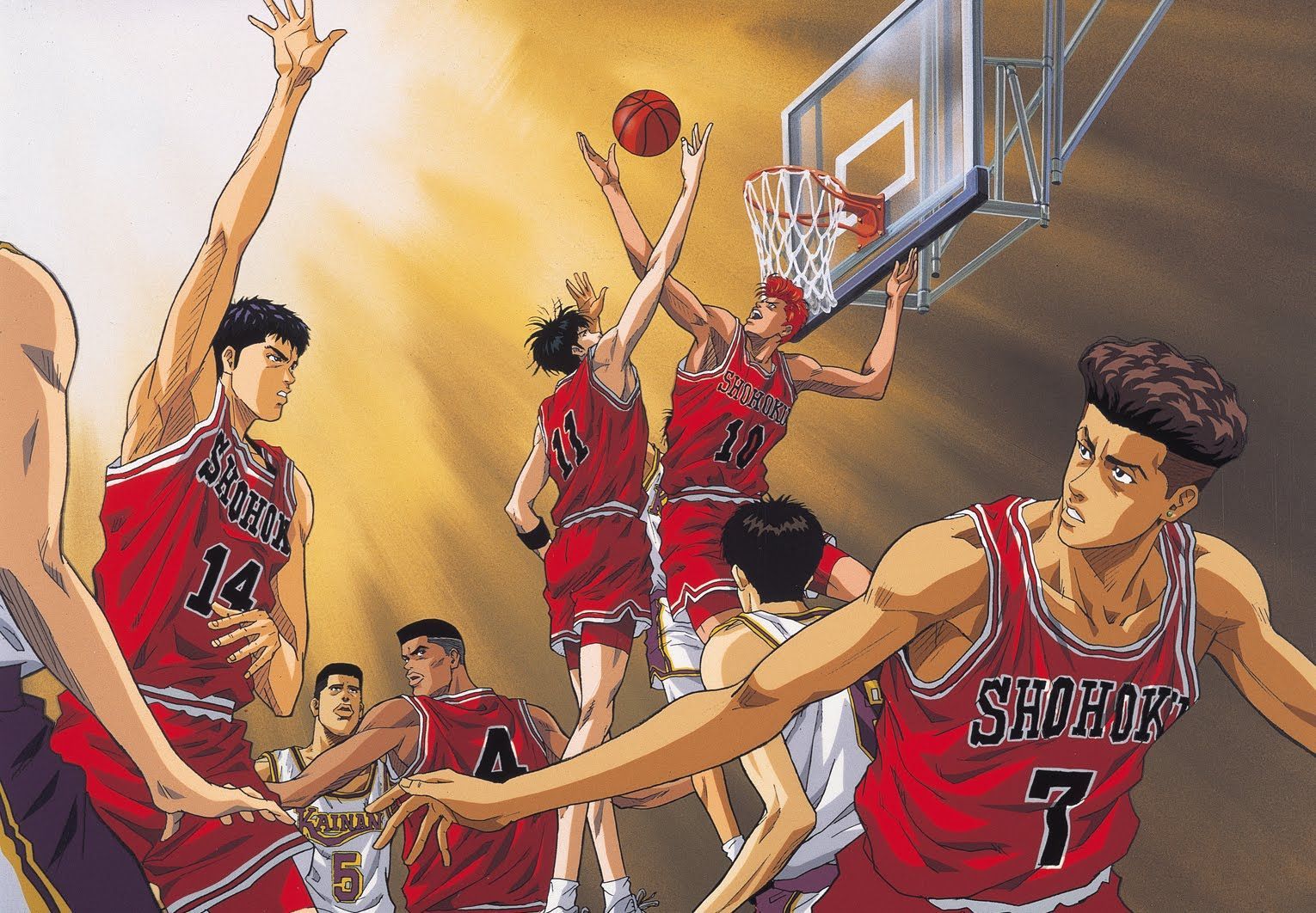 Slam Dunk Wallpapers 4k Hd Slam Dunk Backgrounds On Wallpaperbat