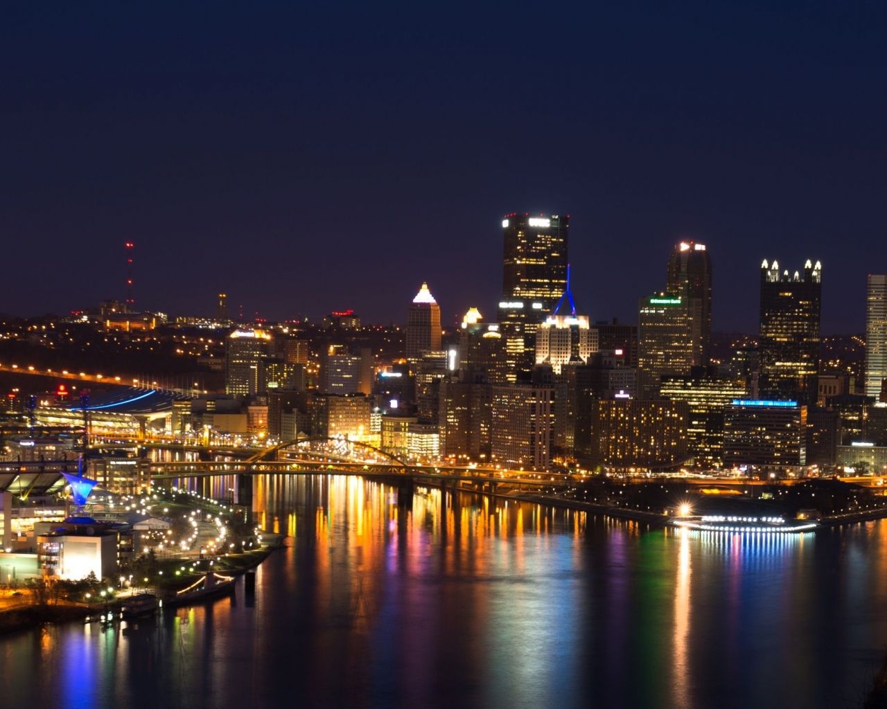 Pittsburgh Skyline Wallpapers - 4k, HD Pittsburgh Skyline Backgrounds ...