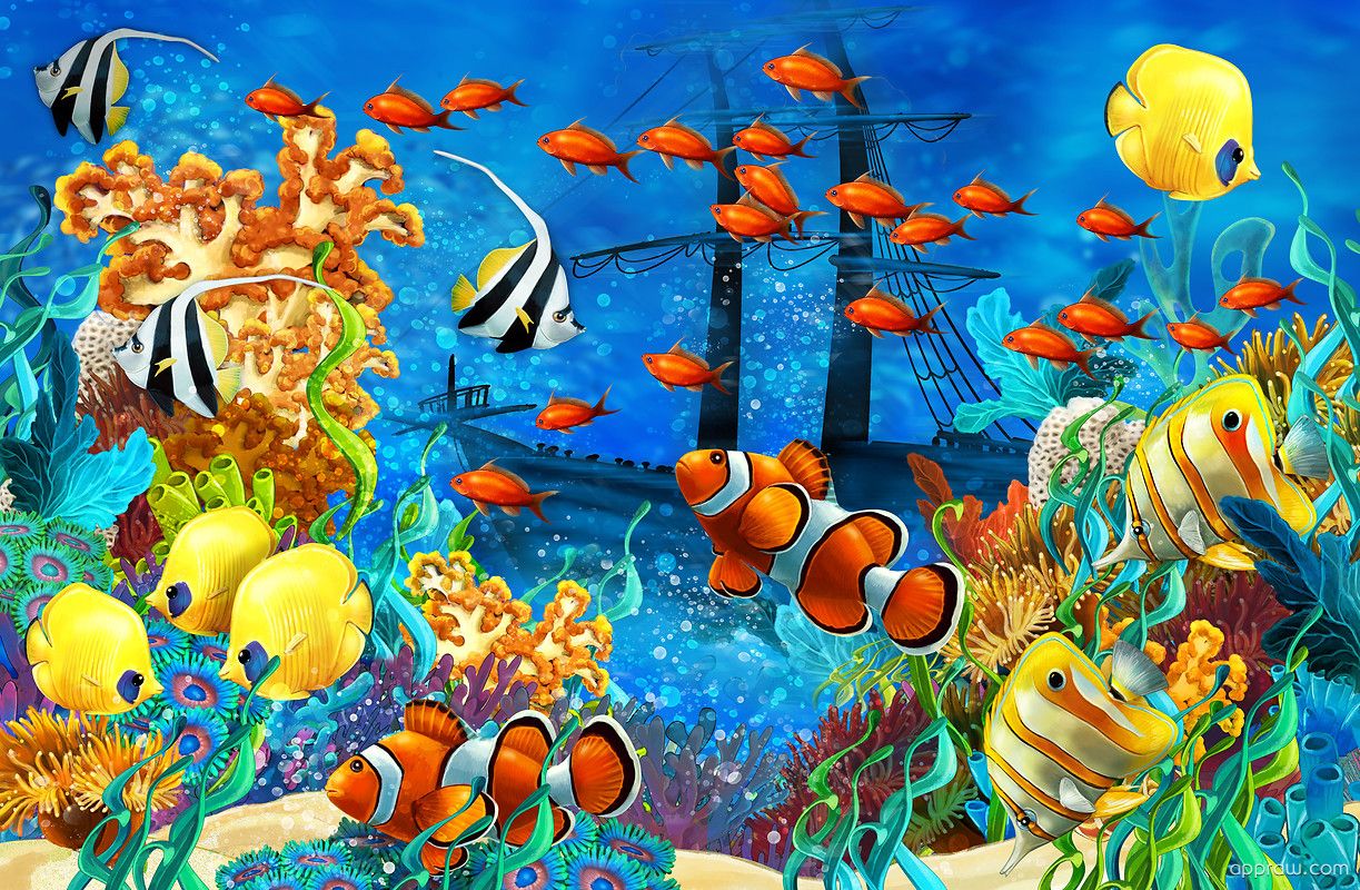 Fish Painting Wallpapers - 4k, HD Fish Painting Backgrounds on WallpaperBat