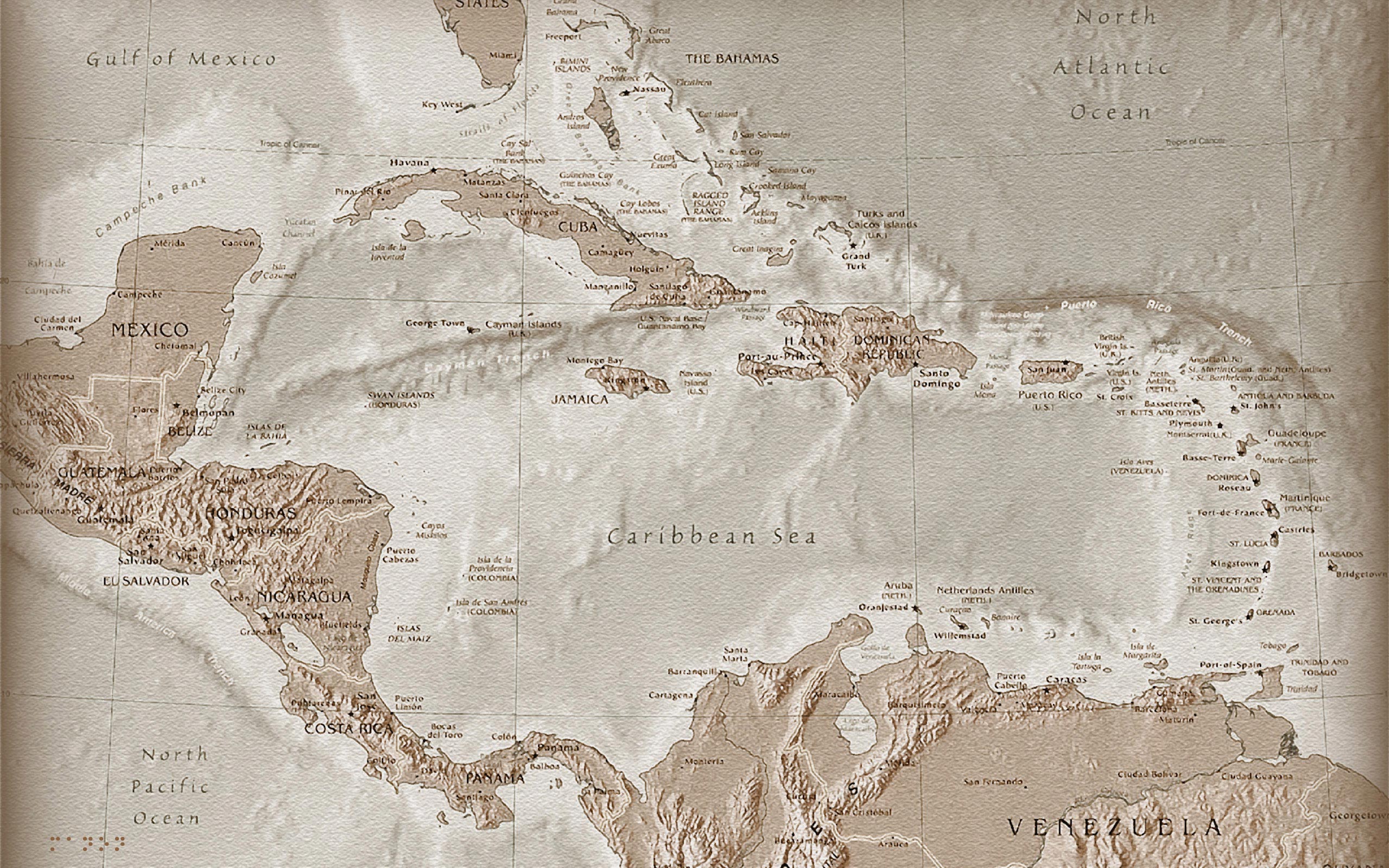 pirates of the caribean map