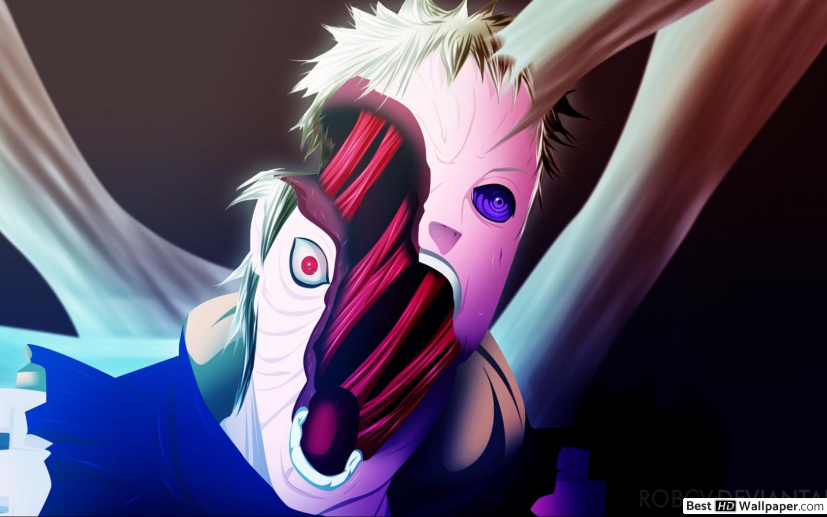 Obito Uchiha Sharingan 4K Wallpaper #39