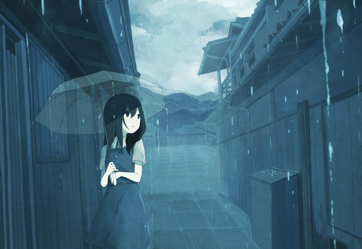 1200x825 Rain Sad Anime Wallpaper - Top Free Rain Sad Anime Background on WallpaperBat