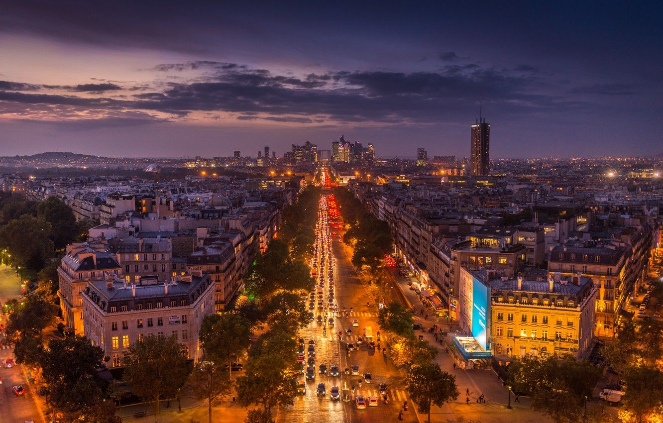 Paris City Lights Wallpapers - 4k, HD Paris City Lights Backgrounds on ...