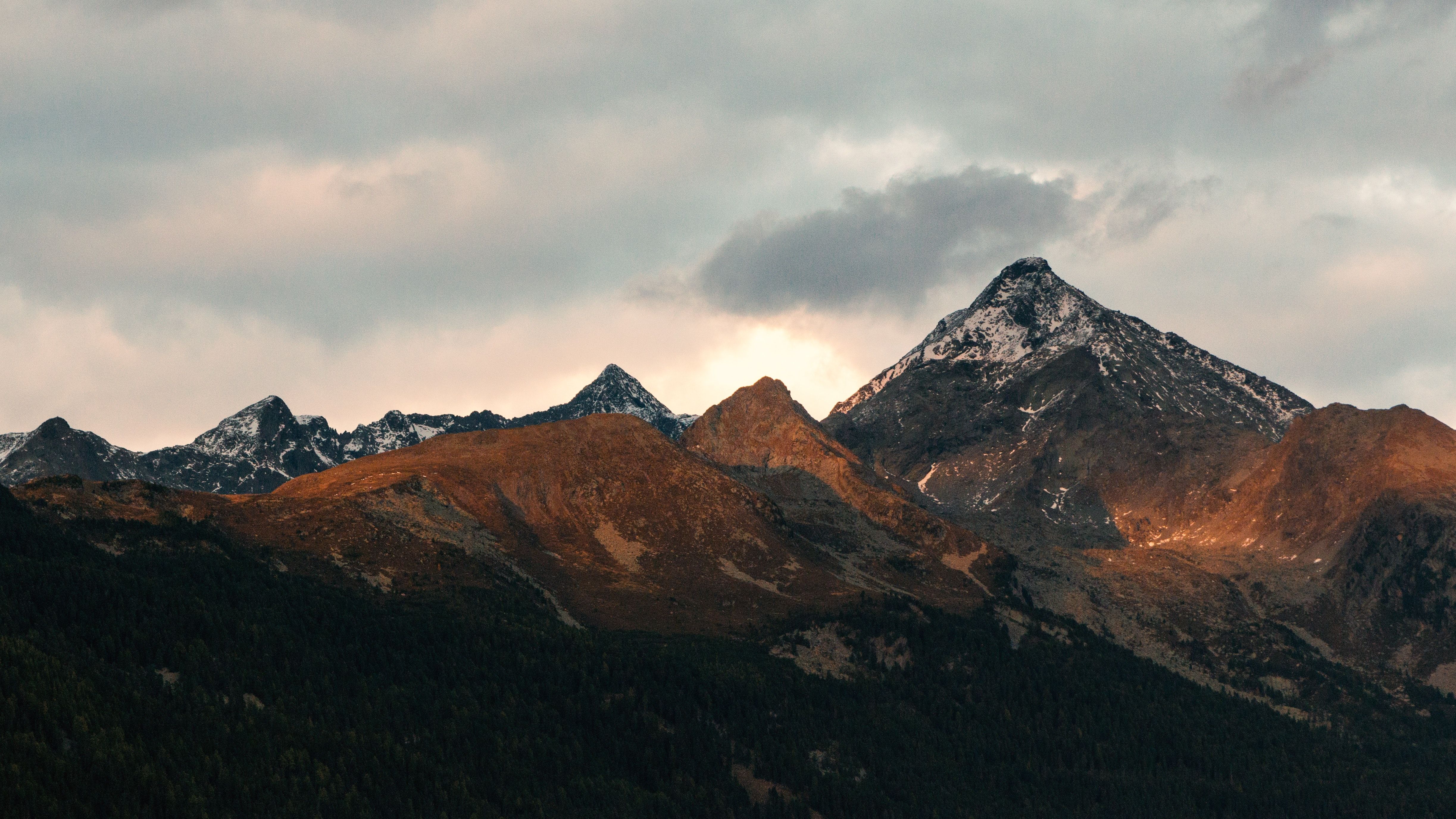 4892x2752 Free photo: White and Black Mountain - Adventure, Nature, Valley ... Wallpaper