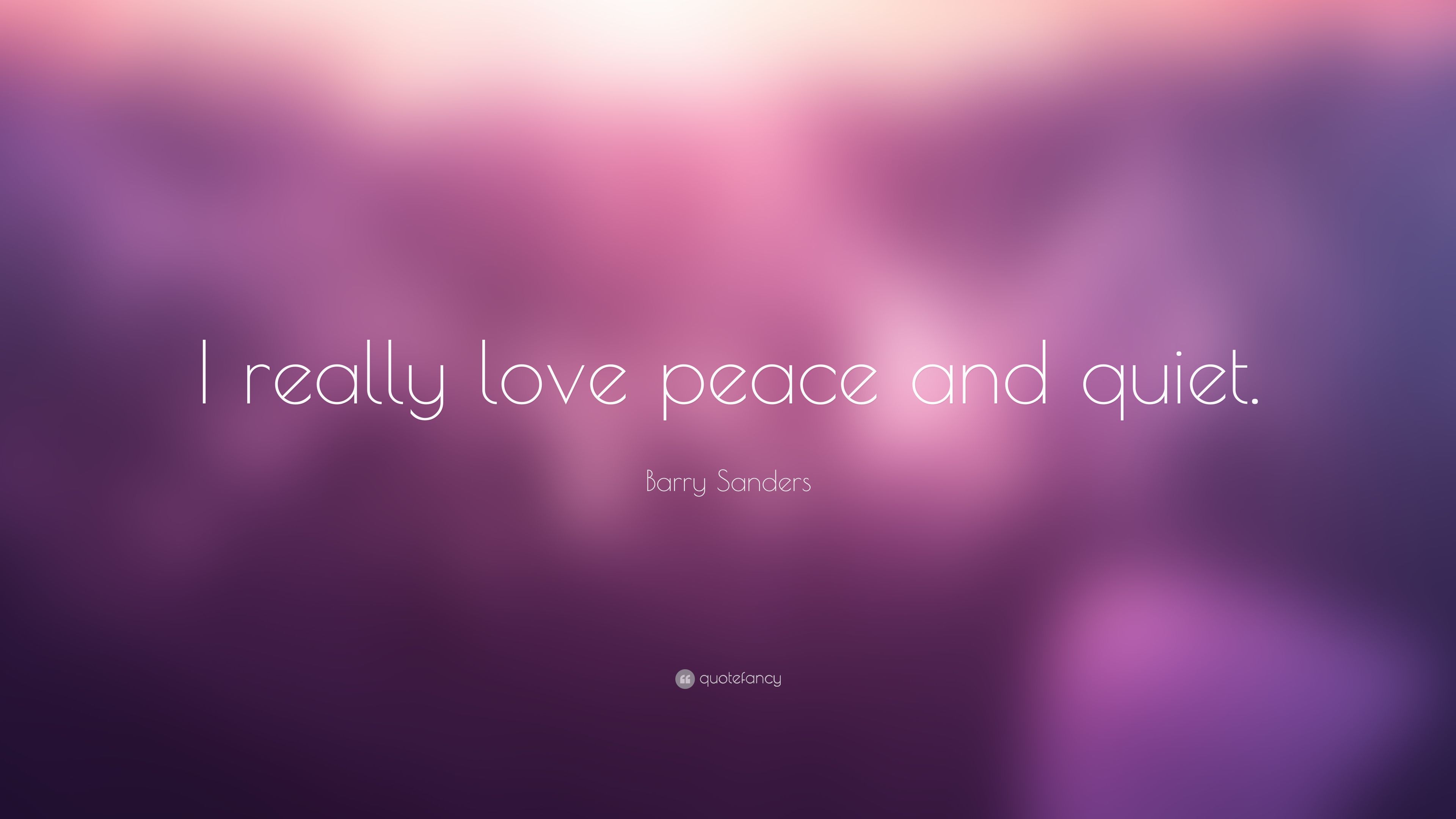 3840x2160 Barry Sanders Quote: “I really love peace and quiet.” 7 on WallpaperBat