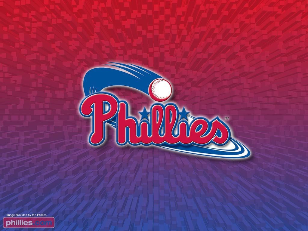 Philadelphia Phillies Glossy Red Wallpaper [iOS4 Retina Di…