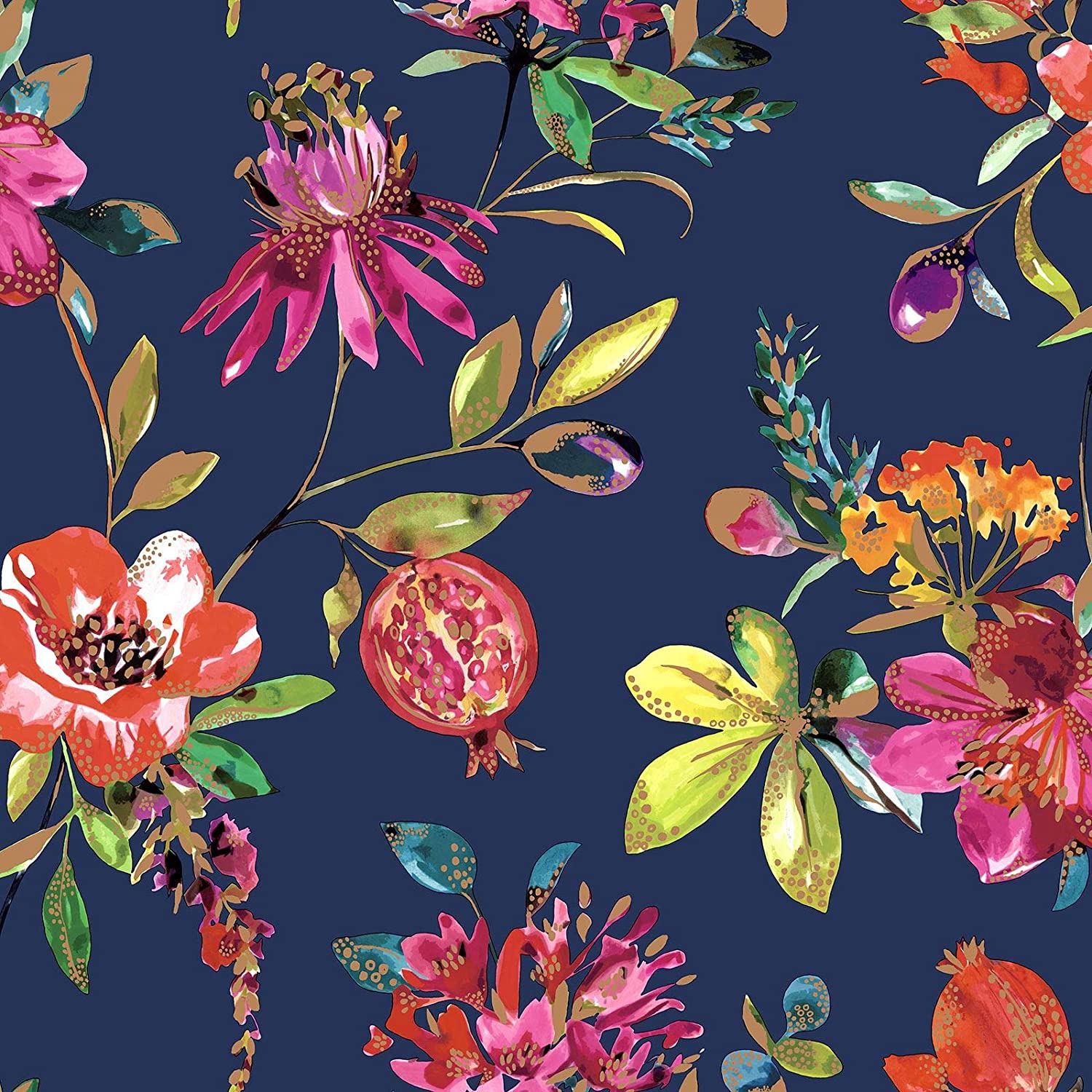 Navy Floral Wallpapers - 4k, HD Navy Floral Backgrounds on WallpaperBat