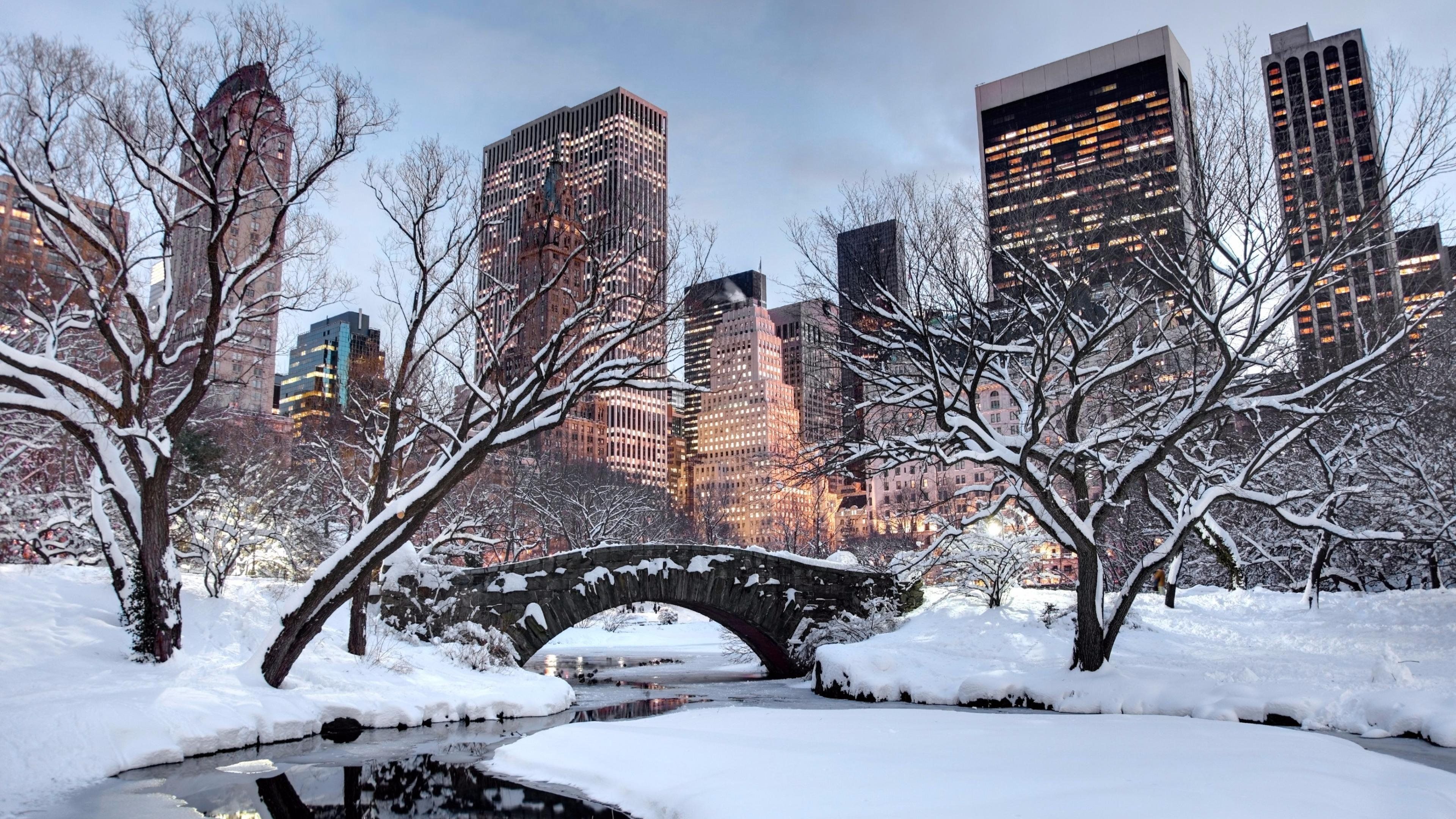 New York Winter Wallpapers - 4k, HD New York Winter Backgrounds on ...