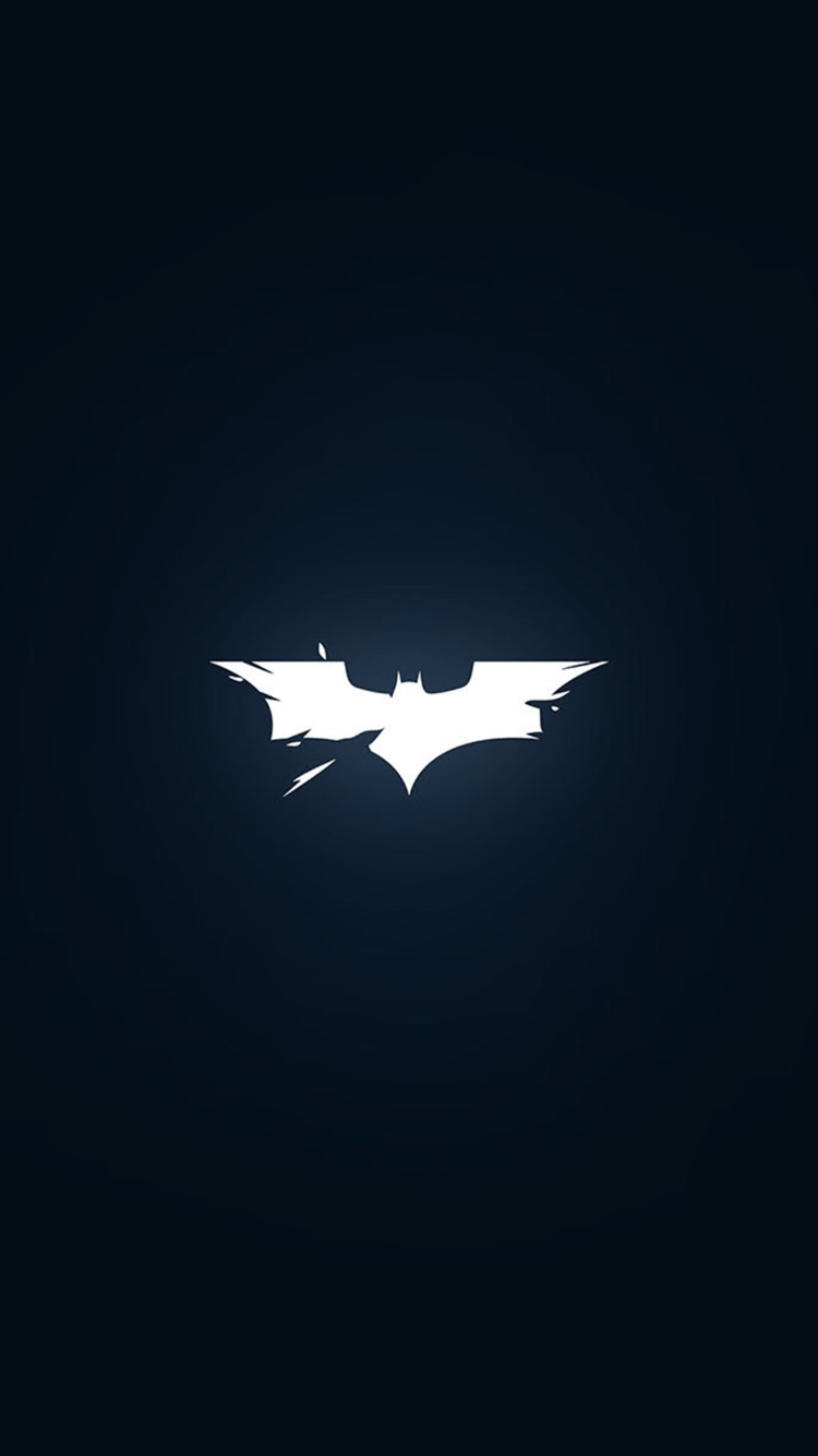 logo iphone batman wallpaper 4k