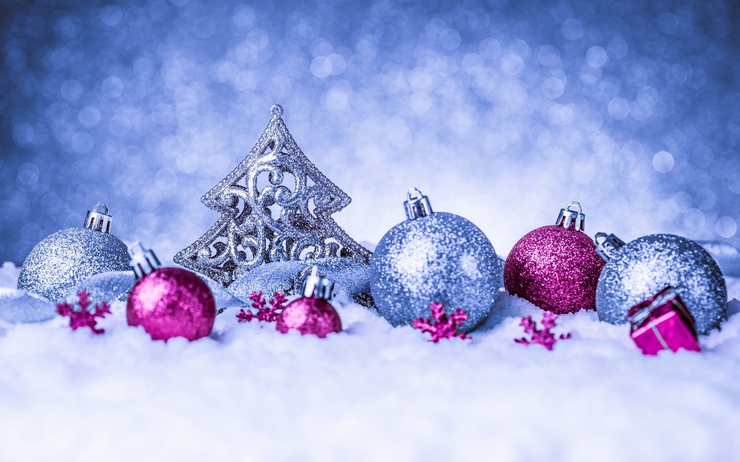 Purple Christmas Ornaments Wallpapers - 4k, HD Purple Christmas 