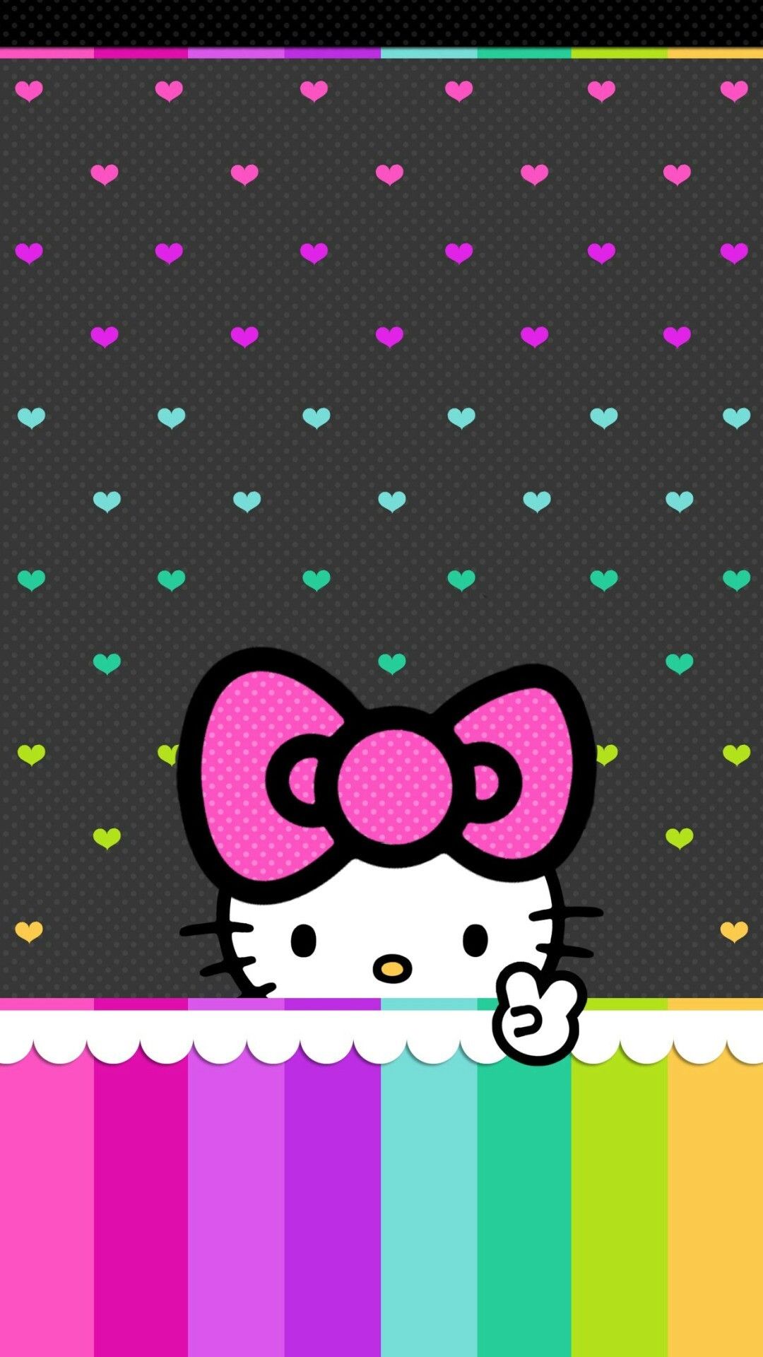 Black Hello Kitty iPhone Wallpapers - 4k, HD Black Hello Kitty iPhone Backgrounds on WallpaperBat