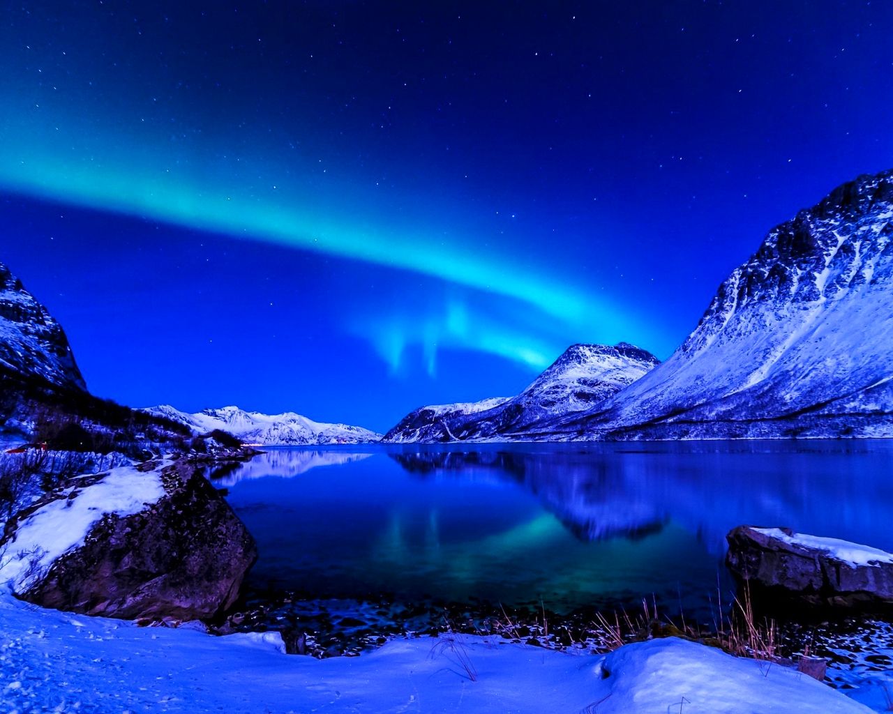 1280x1024 Aurora Borealis - Winter Wallpaper (40872100) - Fanpop Wallpaper