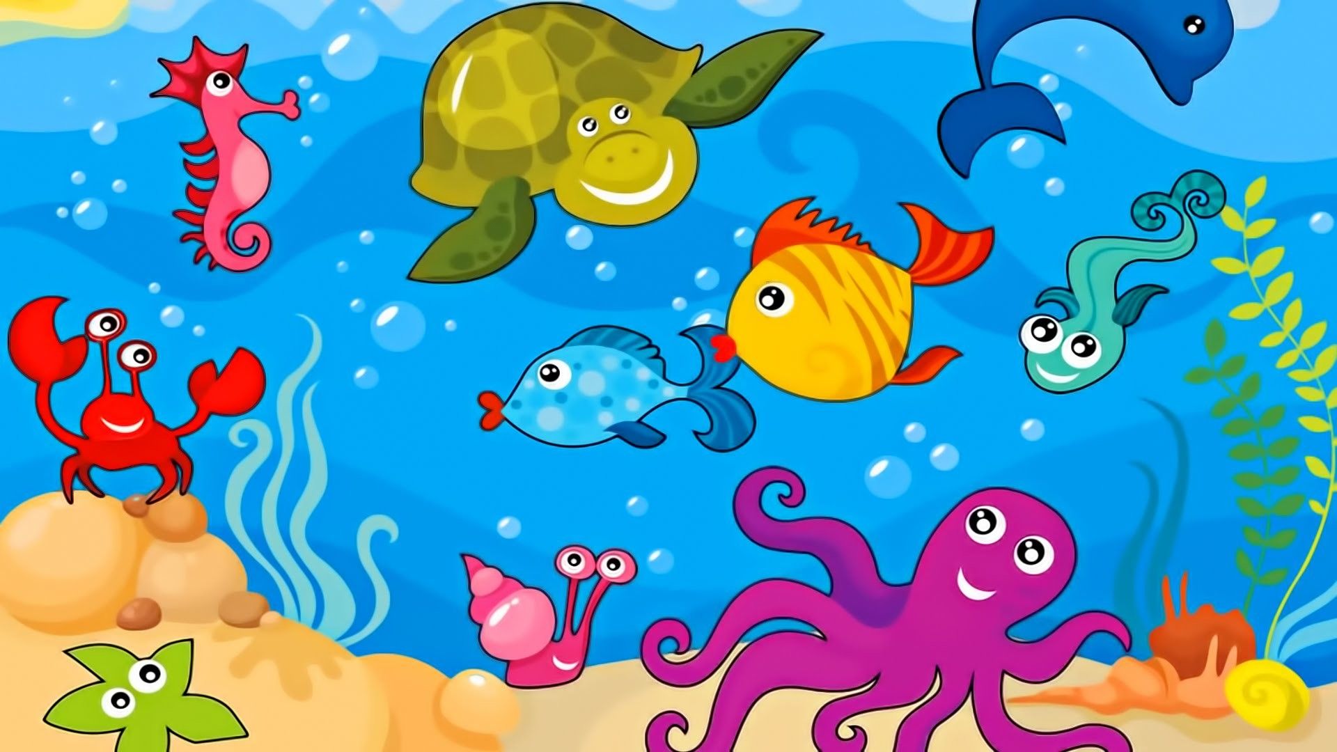 Sea Creatures Wallpapers - 4k, HD Sea Creatures Backgrounds on WallpaperBat