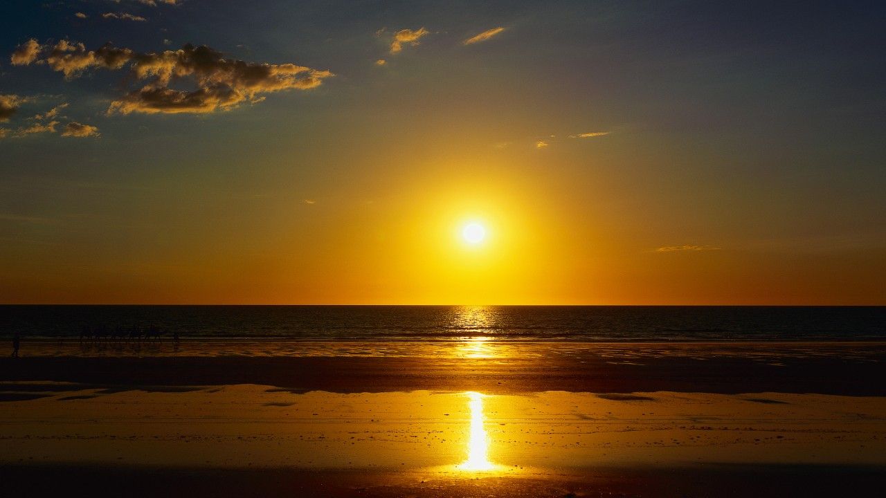 1280x720 Wallpaper Sunrise, Beach, HD, Nature, #4782 | Wallpaper for iPhone ... Wallpaper