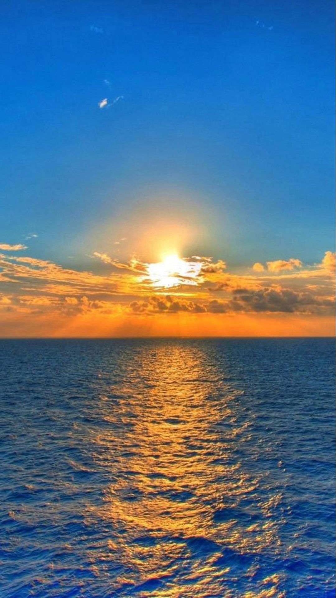 1080x1920 Nature Fantasy Sunrise Over Ocean At Dawn iPhone 8 Wallpaper Free Download on WallpaperBat