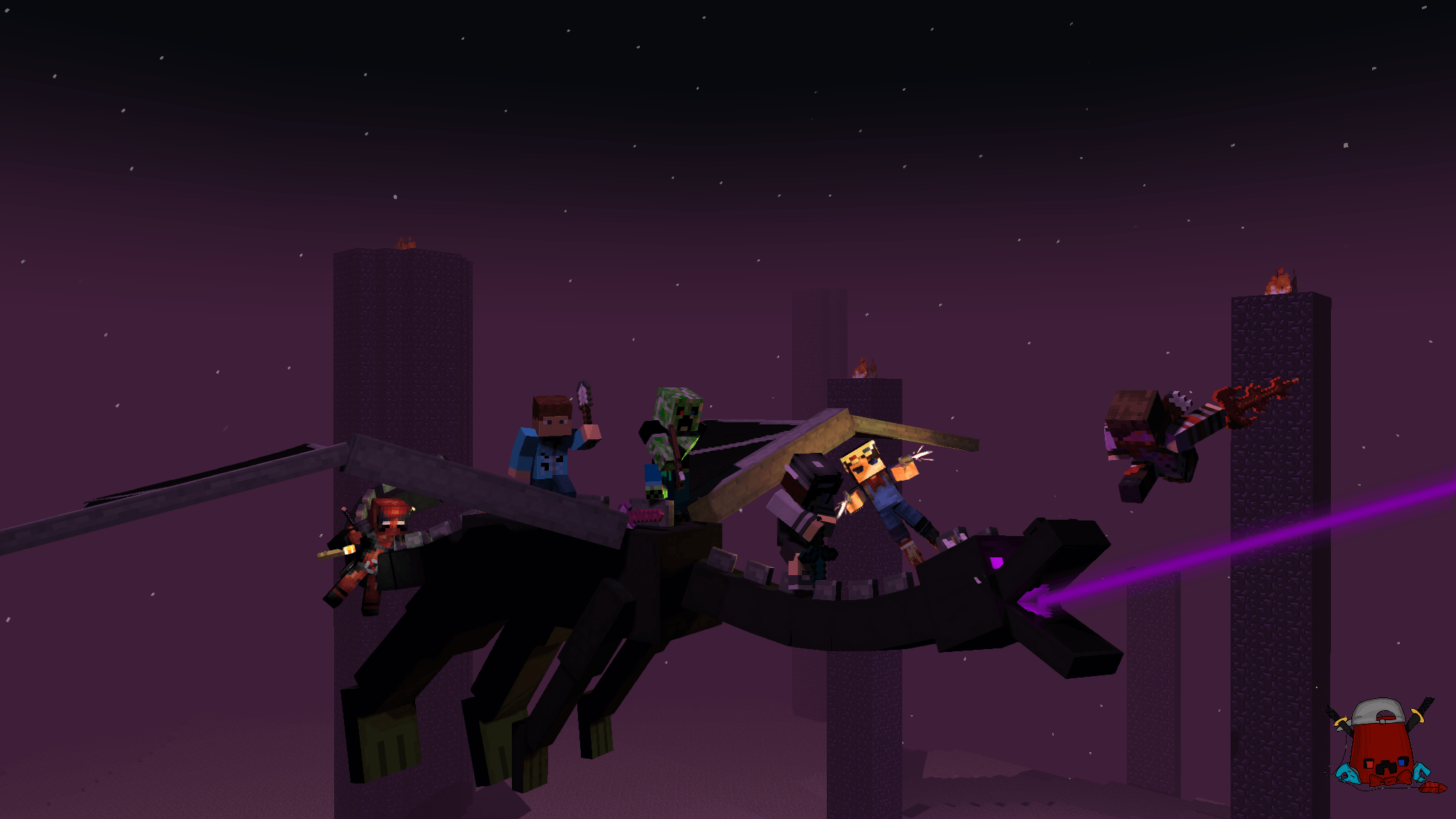 Minecraft Ender Dragon Wallpapers 4k Hd Minecraft Ender Dragon Backgrounds On Wallpaperbat