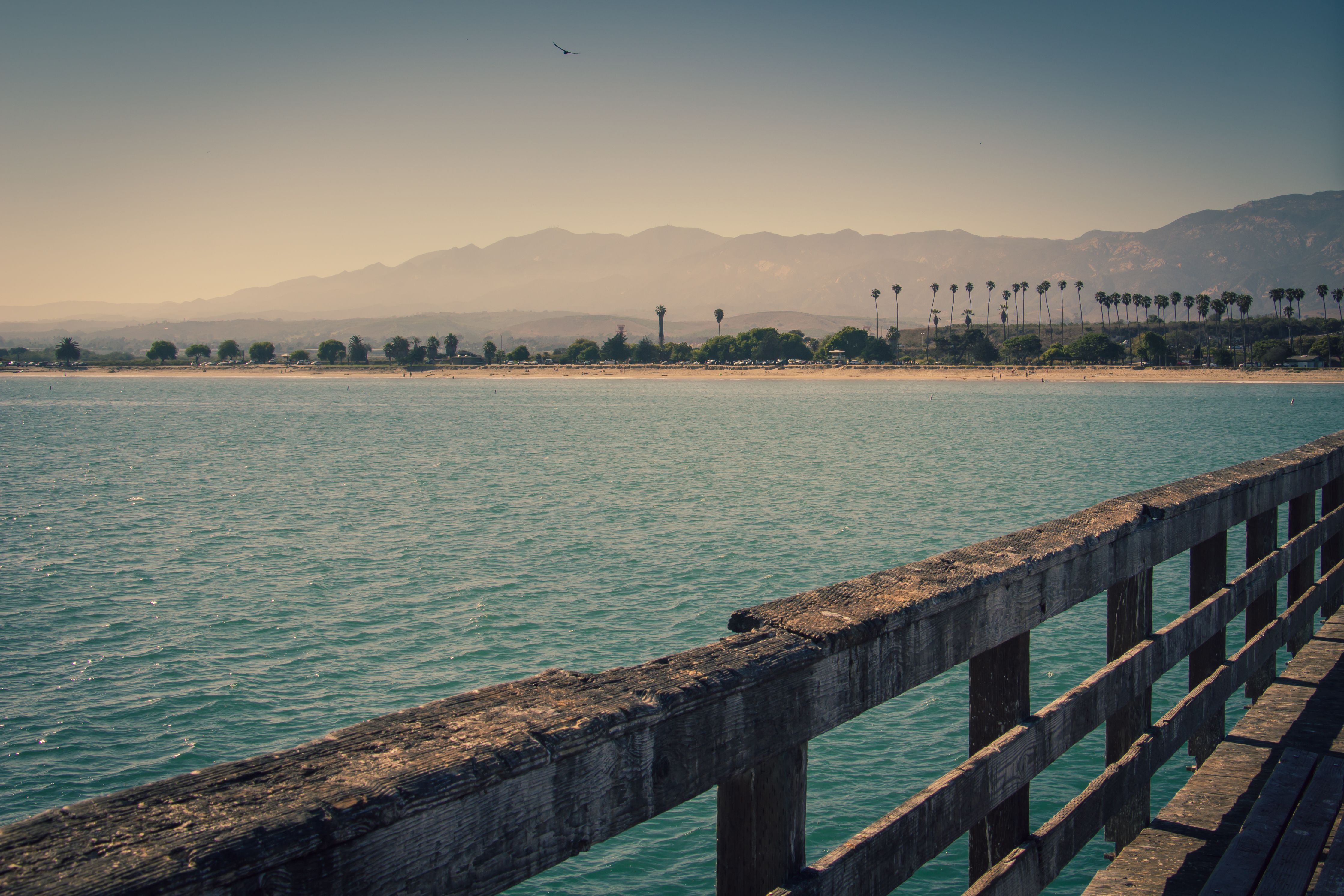 4477x2985 HD Wallpaper: Ocean view from the pier in Goleta, California | Ocean view,  California wallpaper, California dreamin' Wallpaper