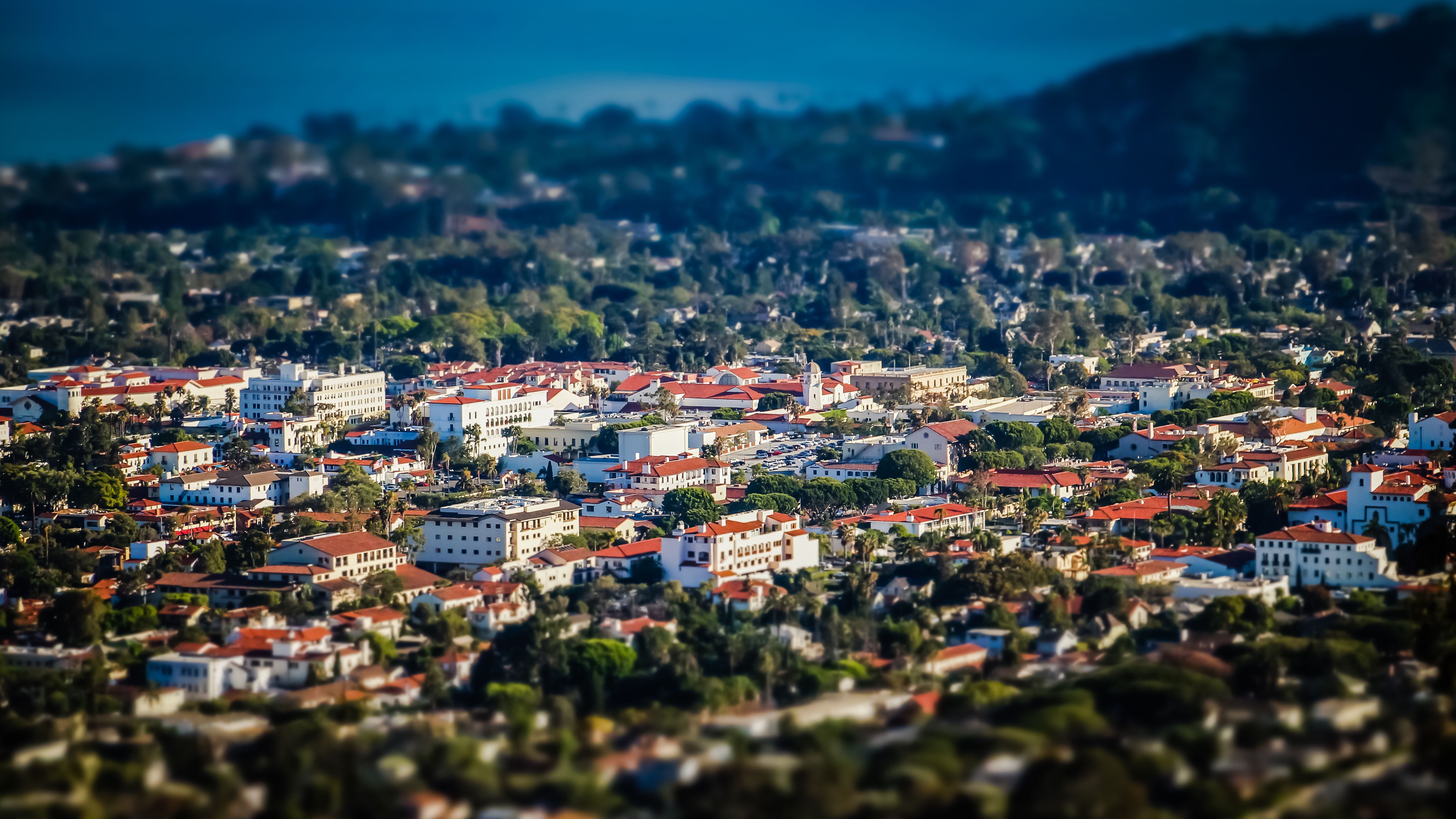 4938x2778 Santa Barbara, California, United States, Santa Barbara from Franceschi Park Wallpaper