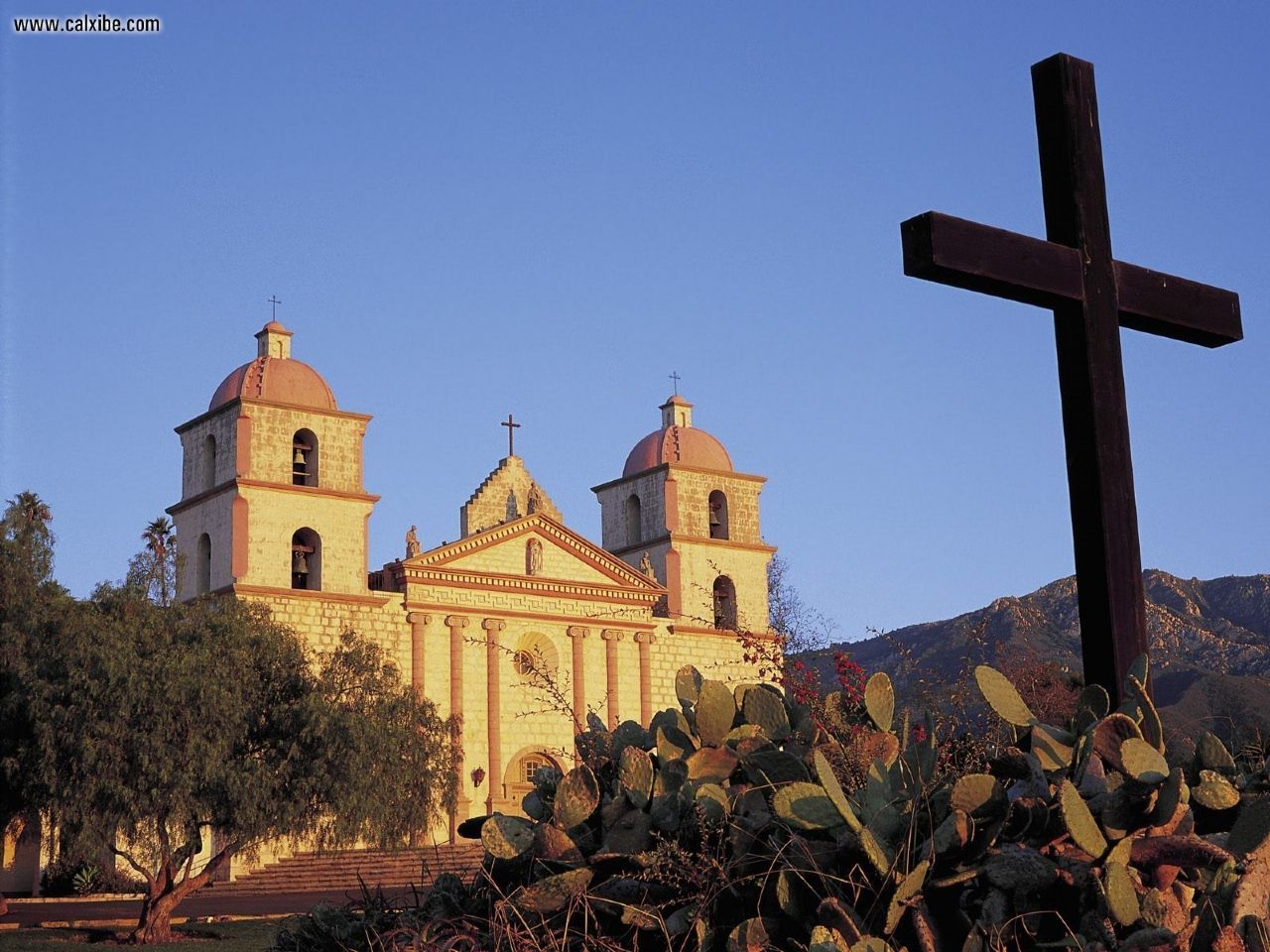 1280x960 Known places: Mission Santa Barbara Santa Barbara California, picture nr.  13321 Wallpaper