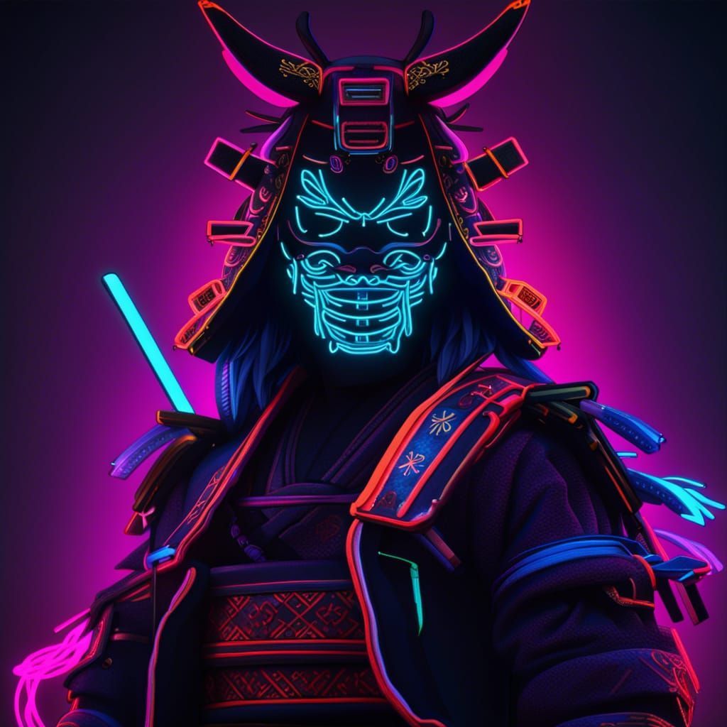 Samurai Neon Wallpapers - 4k, HD Samurai Neon Backgrounds on WallpaperBat