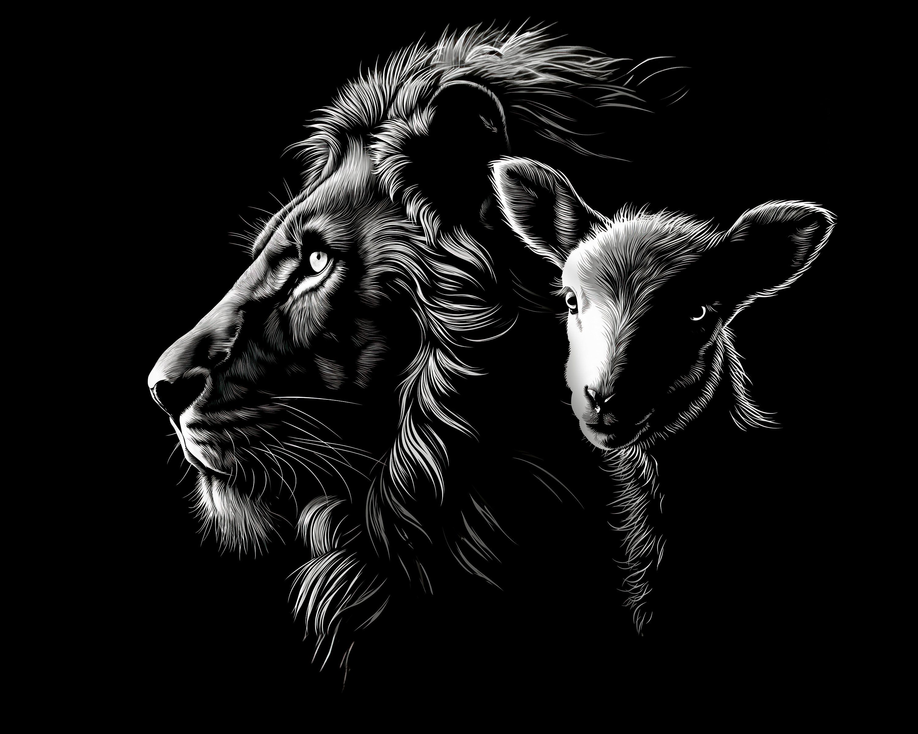 Lion and Lamb Wallpapers - 4k, HD Lion and Lamb Backgrounds on WallpaperBat