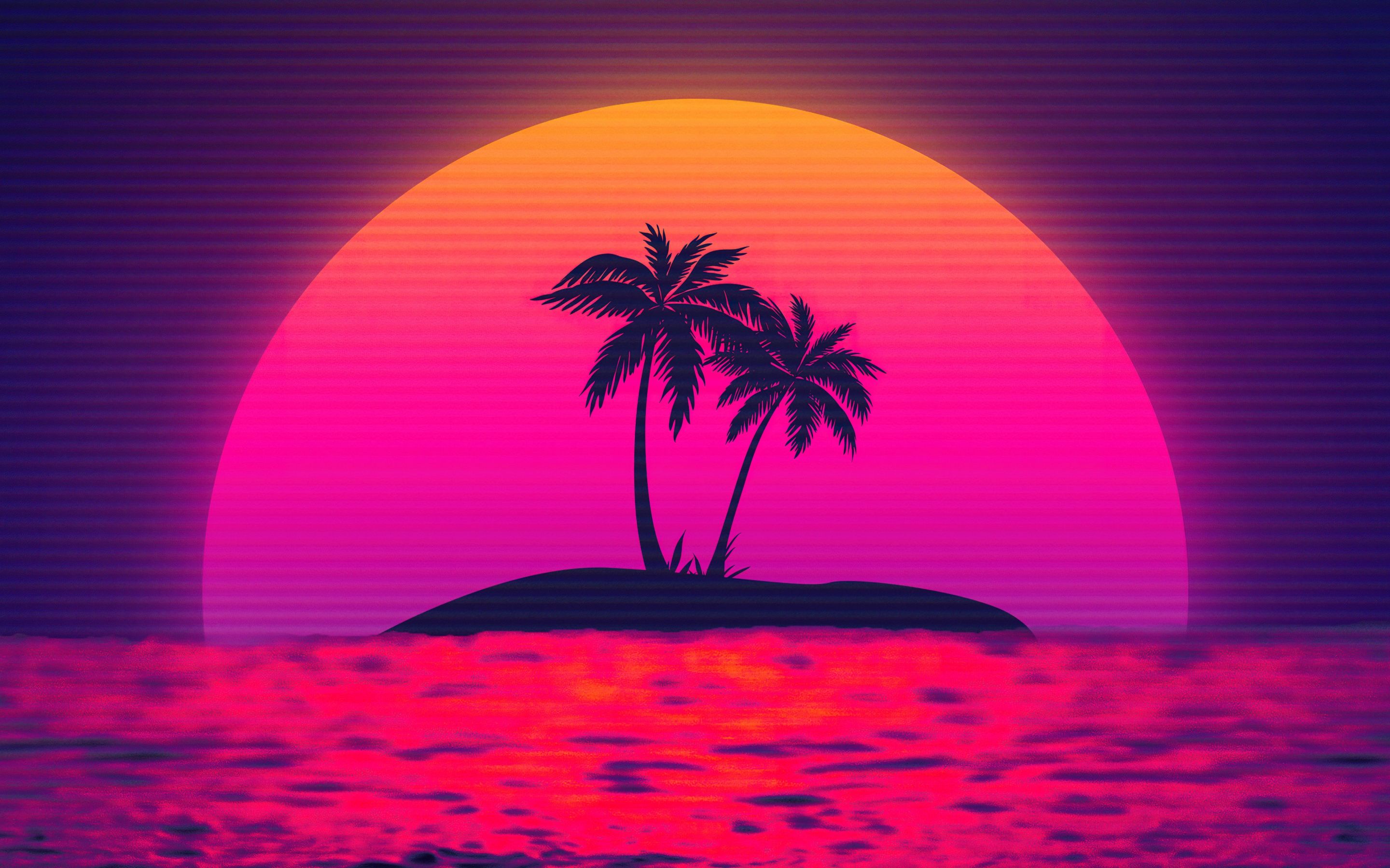 Vaporwave Sunset Wallpapers - 4k, HD Vaporwave Sunset Backgrounds on ...