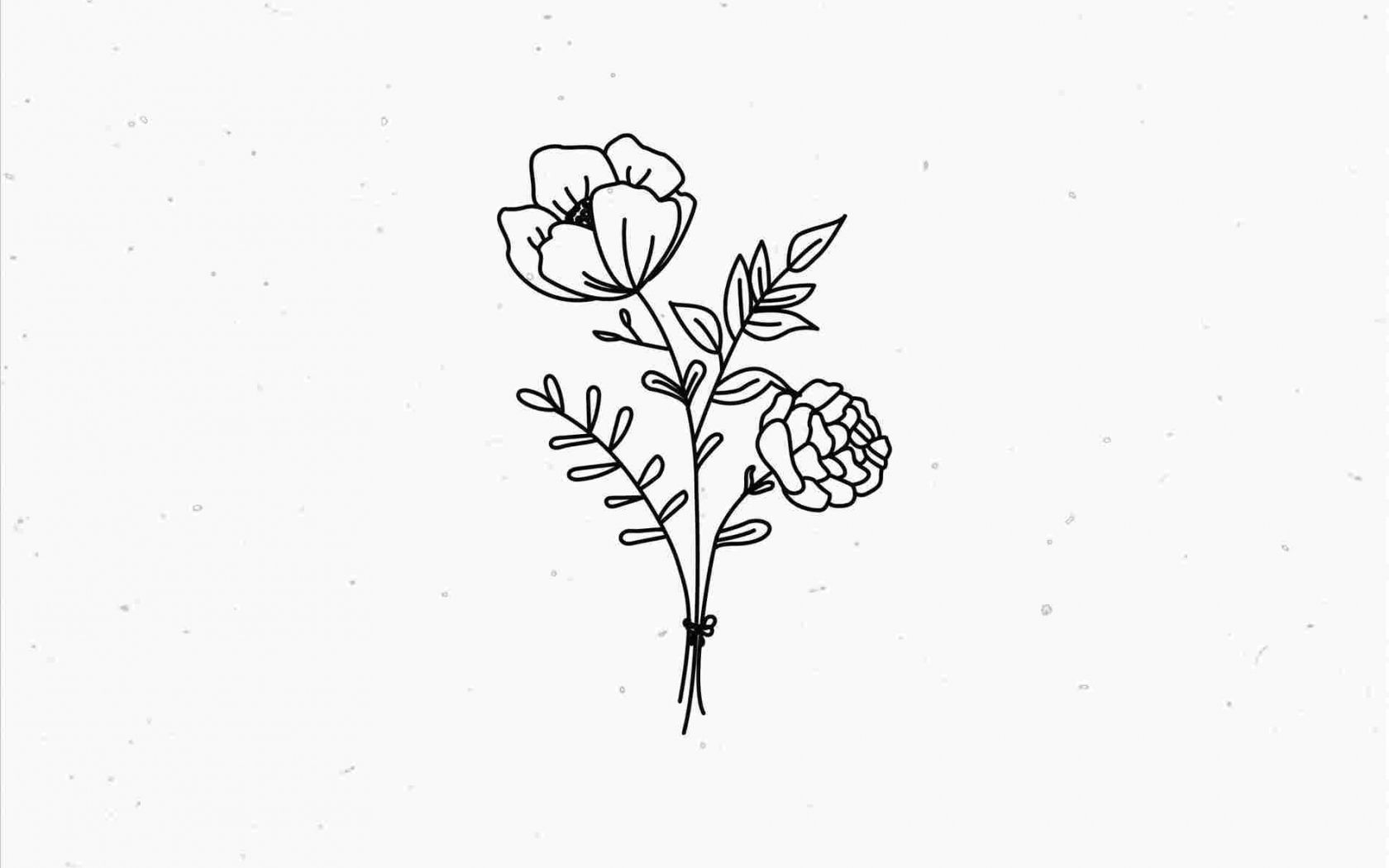 Эскиз цветок из асфальта