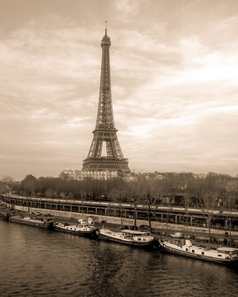 Vintage Eiffel Tower Paris France Wallpapers - 4k, HD Vintage Eiffel ...