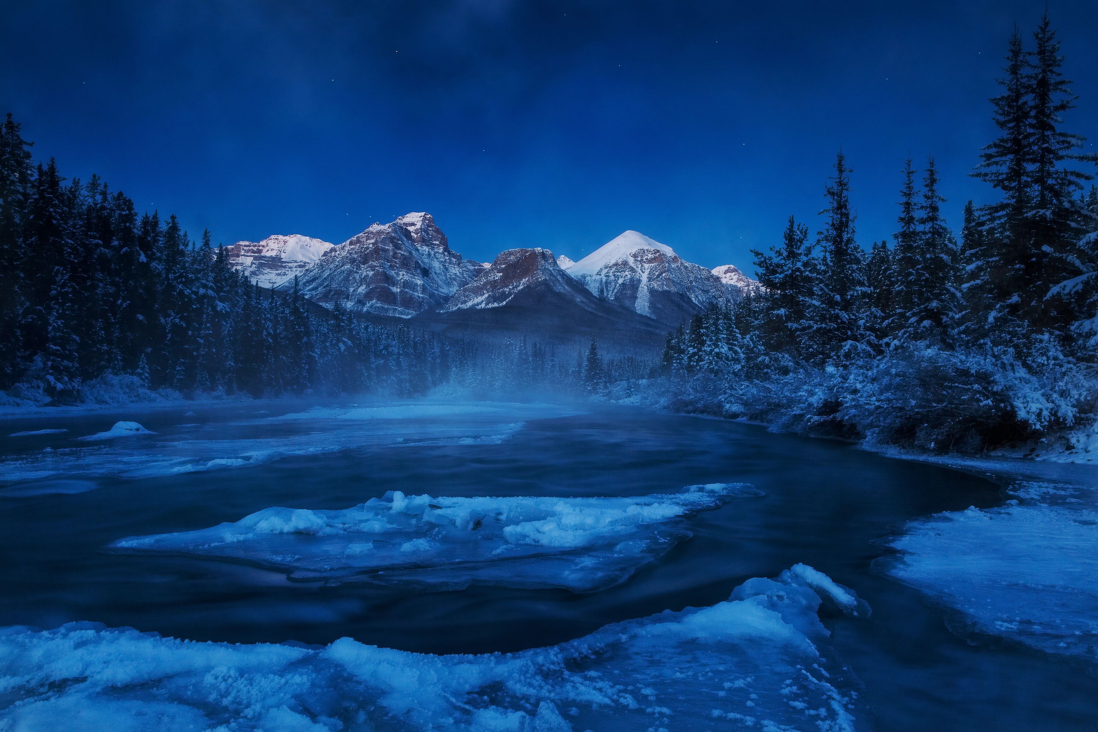 Snow River Wallpapers - 4k, HD Snow River Backgrounds on WallpaperBat