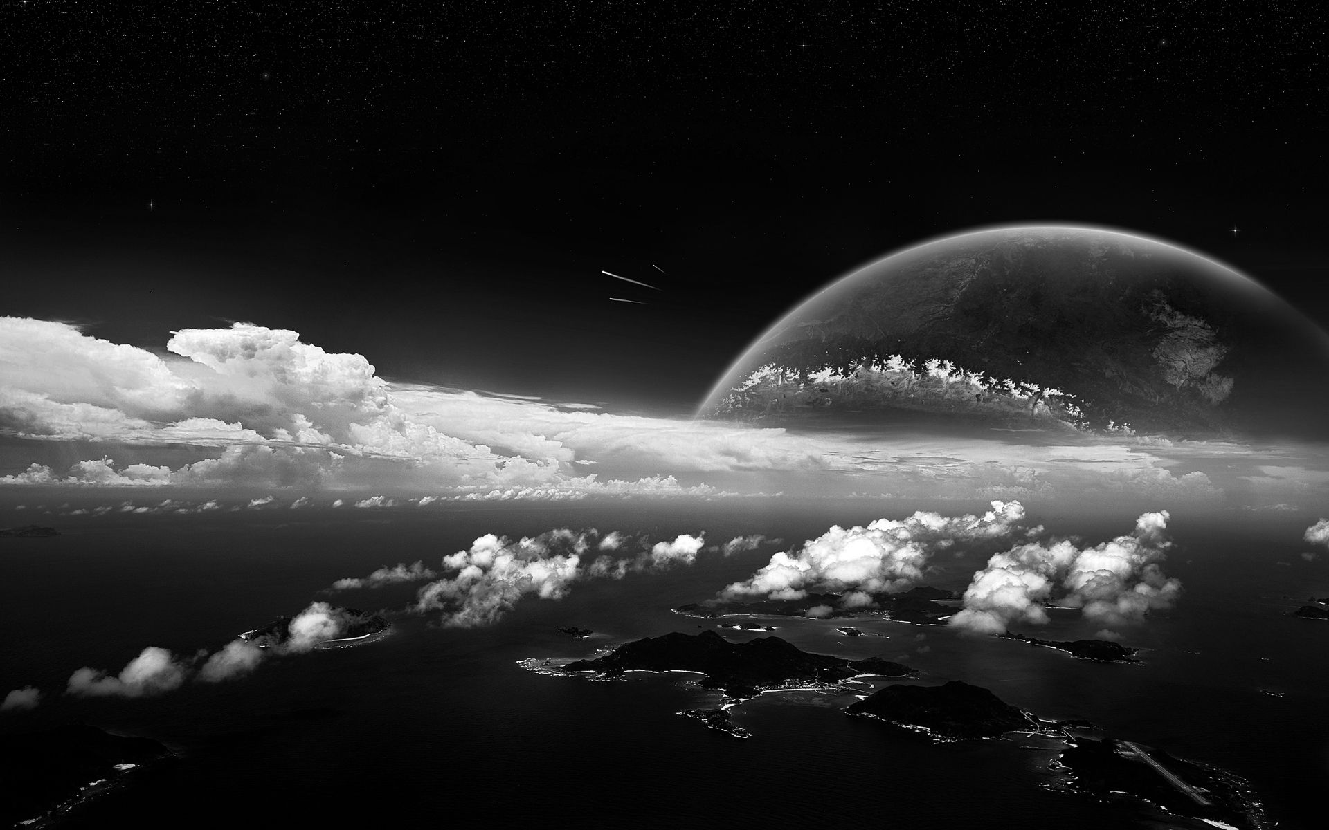 Black and White Space Wallpapers - 4k, HD Black and White Space