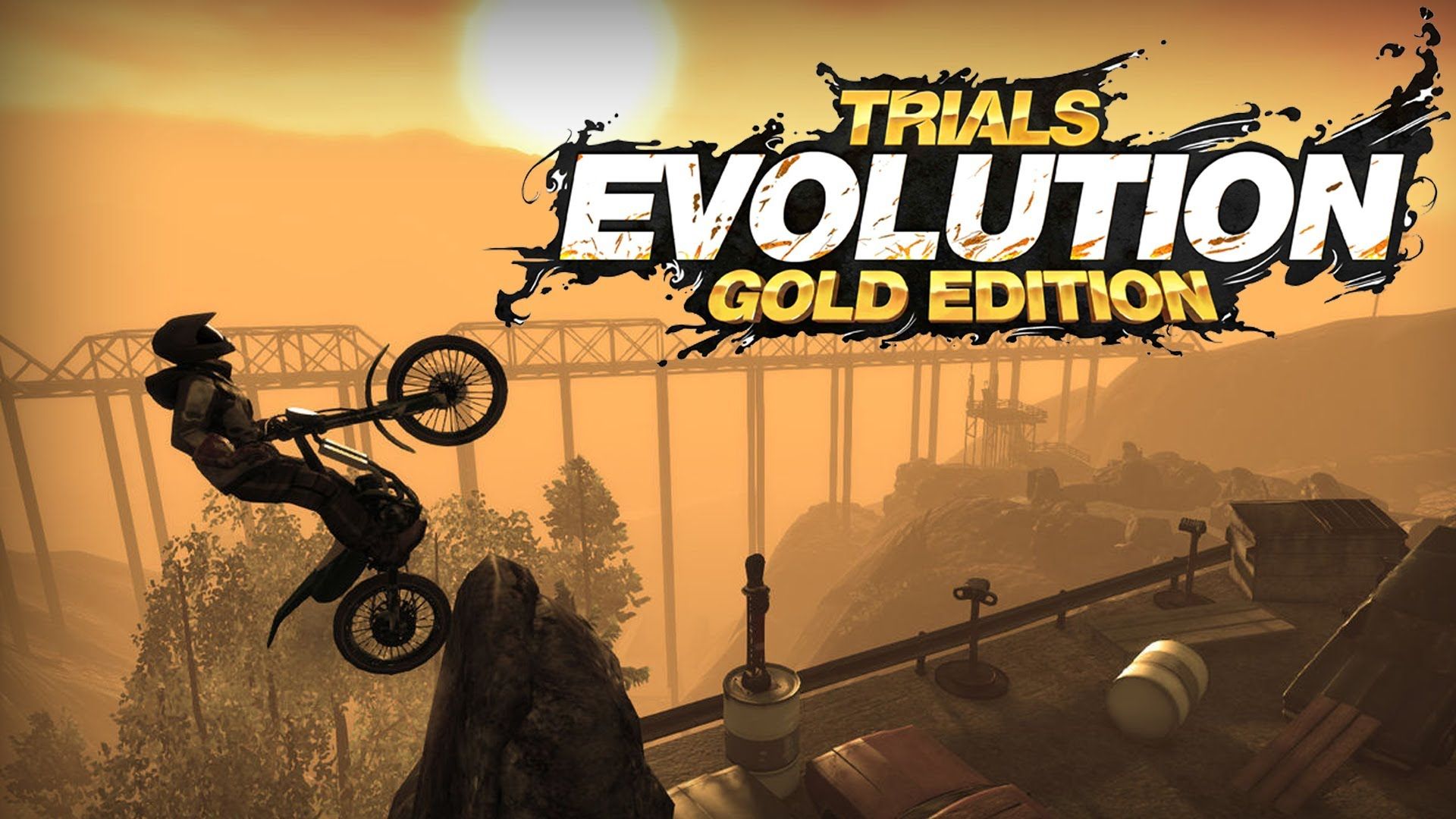 Trial included. Trials Evolution. Trial игра. Платформер Gold Edition.